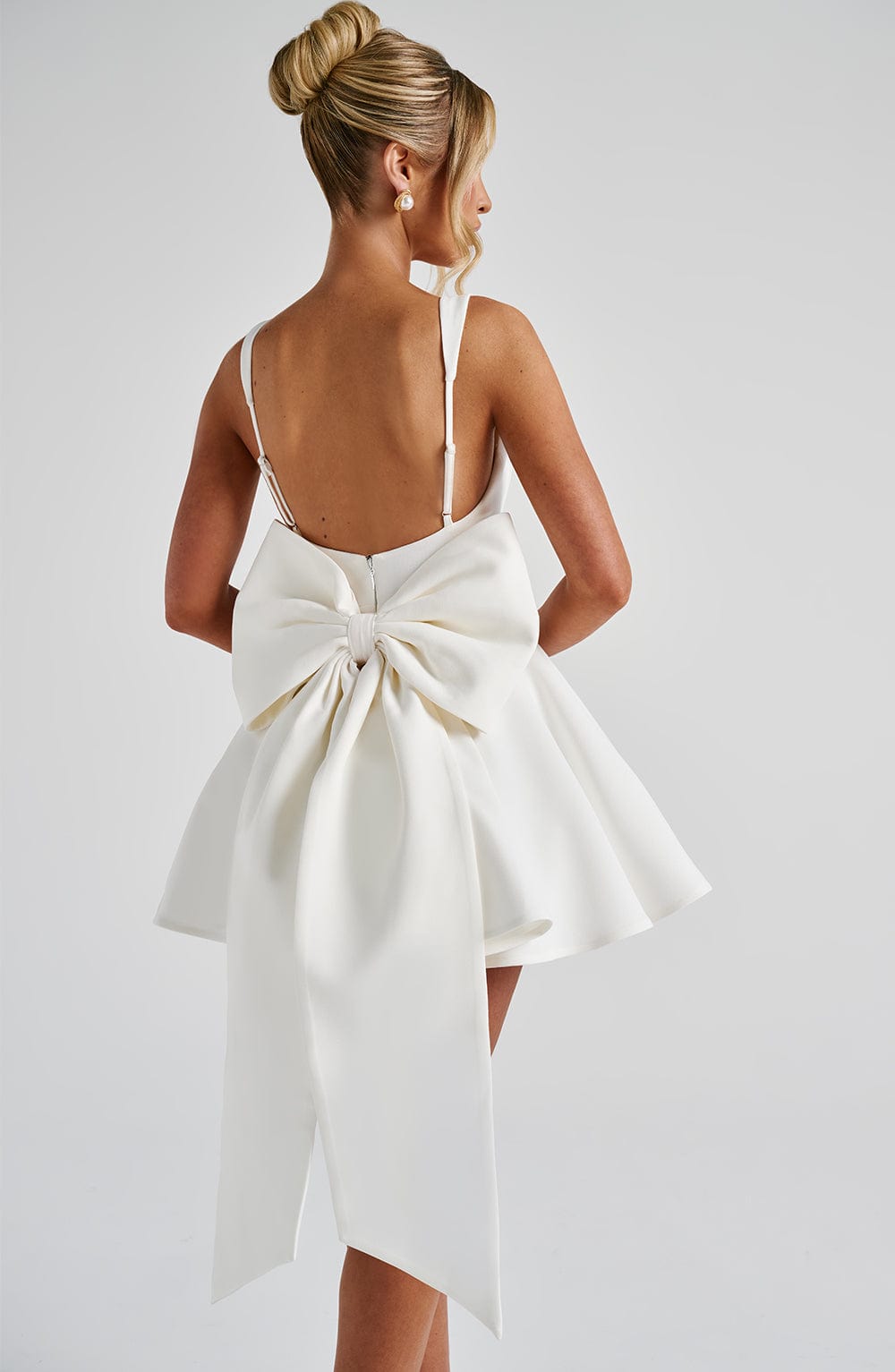 minilena Rue Mini Dress Ivory