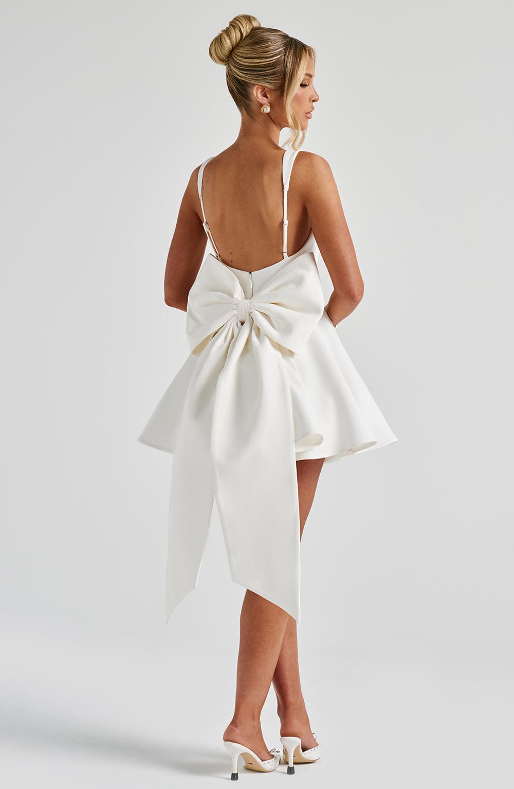 minilena Rue Mini Dress Ivory