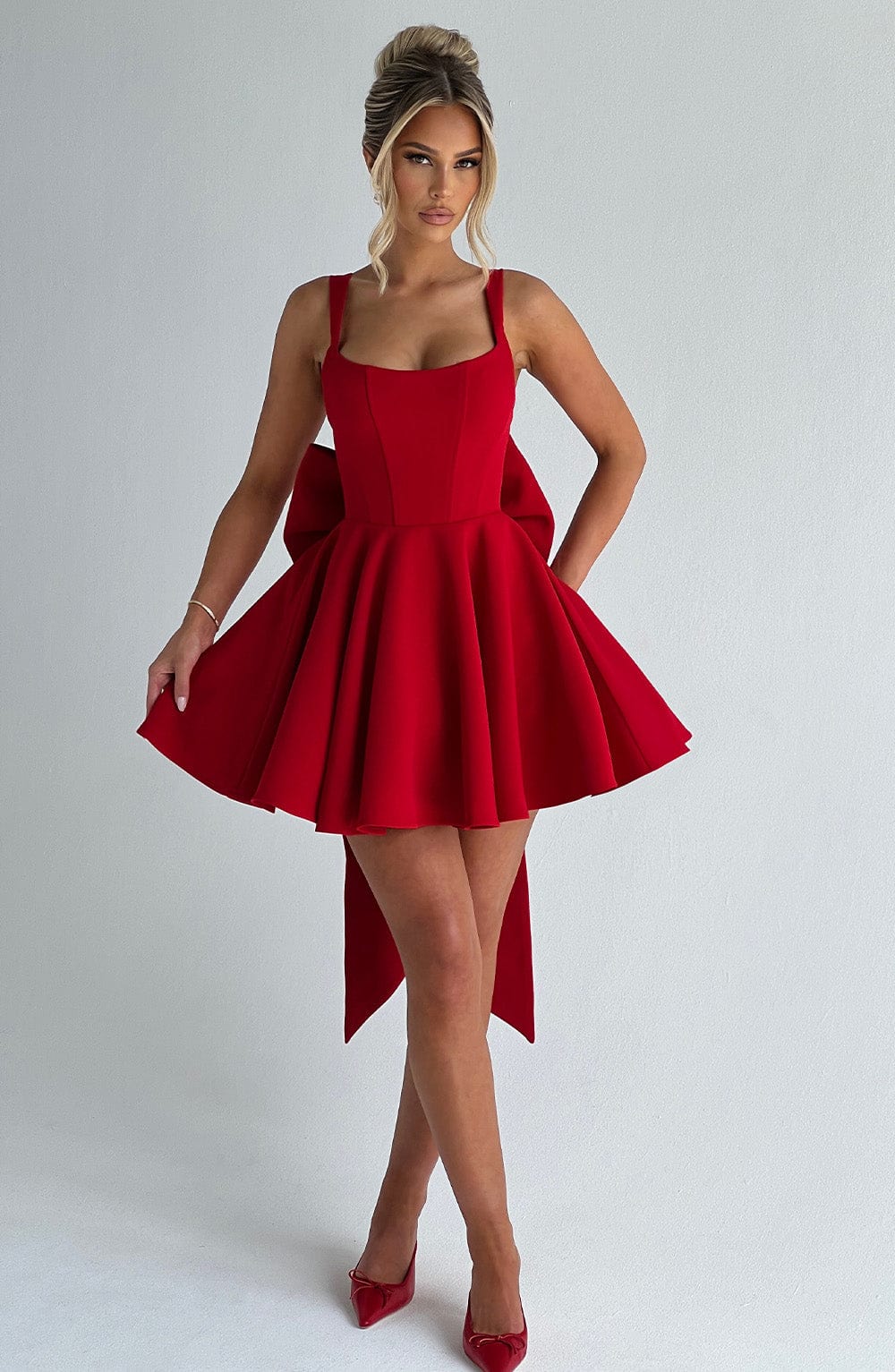 minilena Rue Mini Dress Red