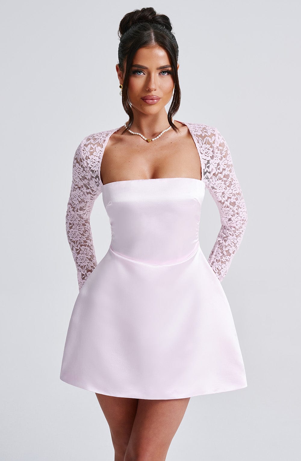 minilena Sadie Mini Dress Blush