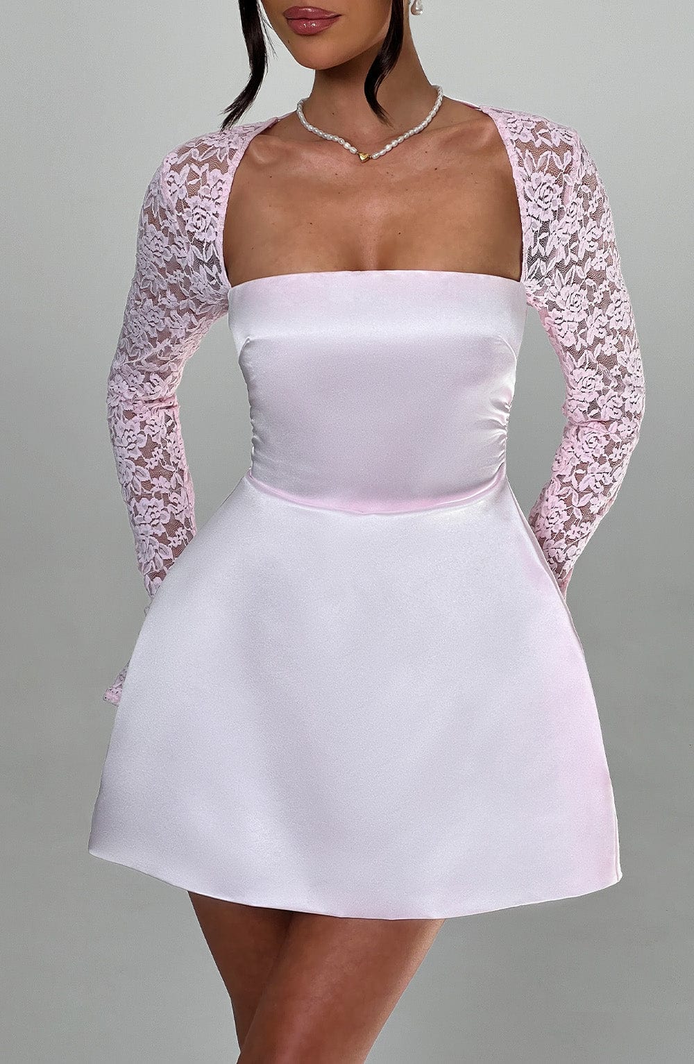 minilena Sadie Mini Dress Blush