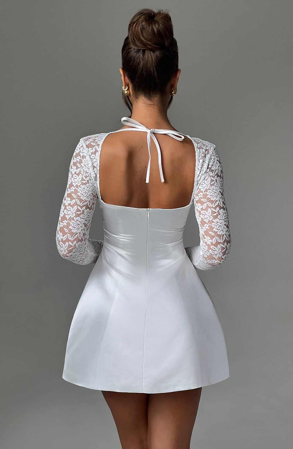 minilena Sadie Mini Dress Ivory