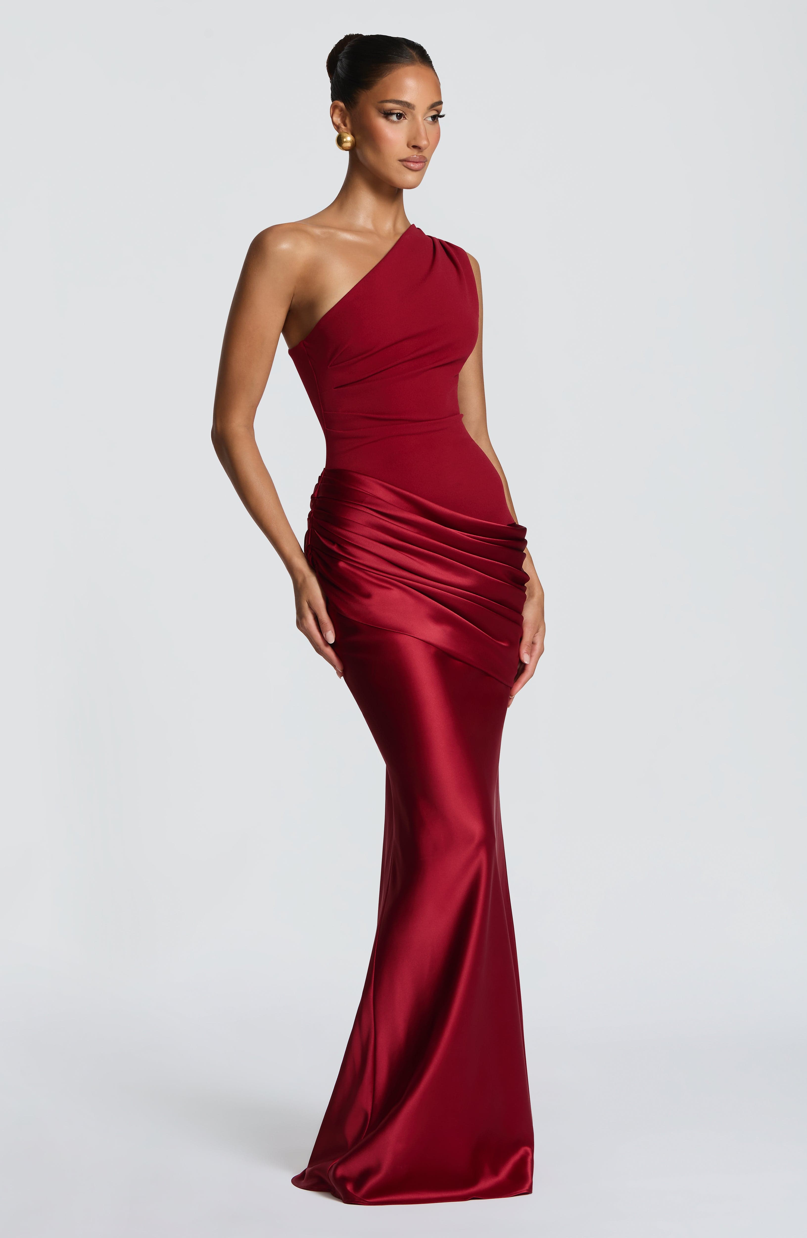 minilena Sadona Maxi Dress Deep Red