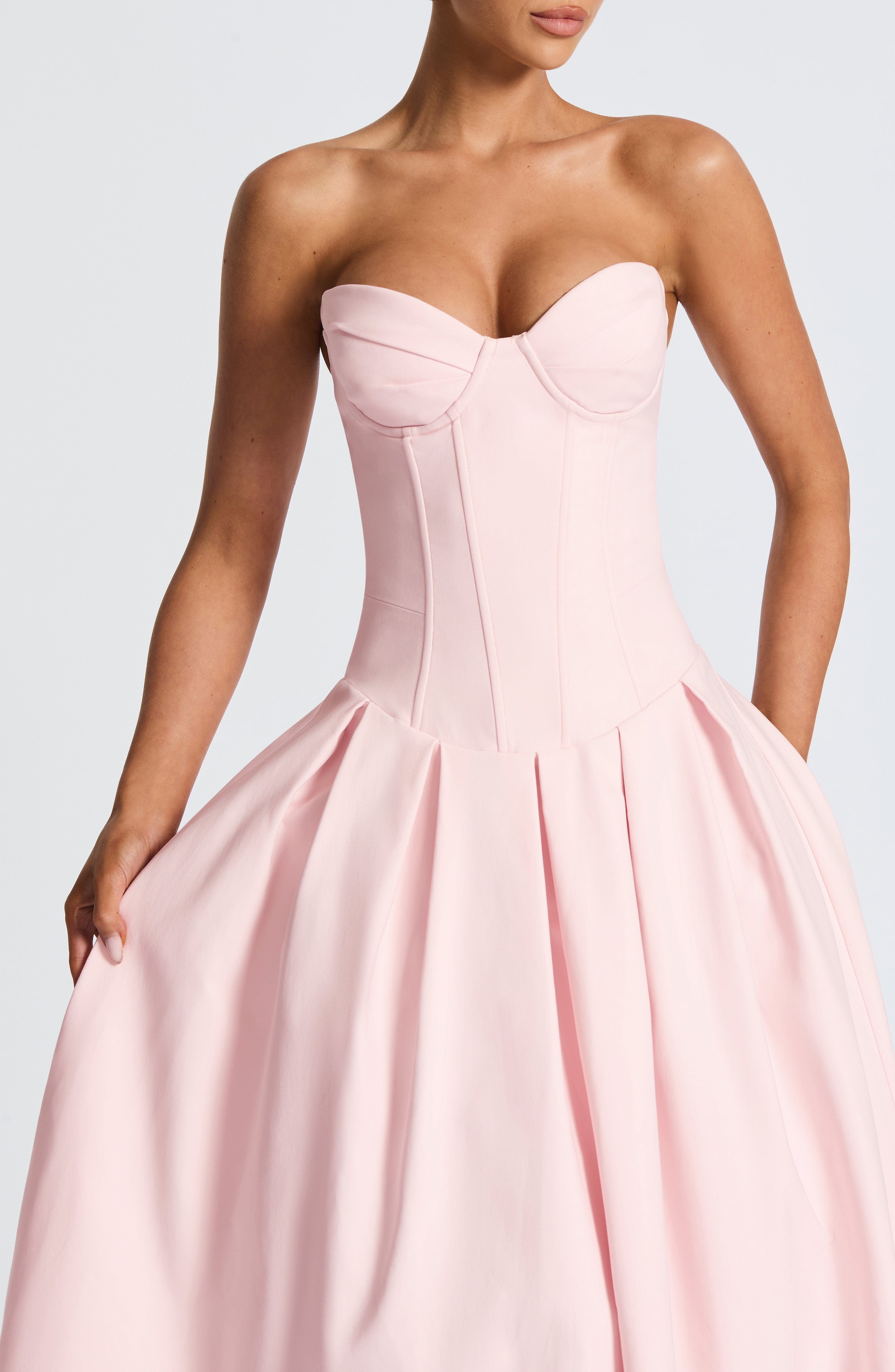 minilena Salma Midi Dress Blush