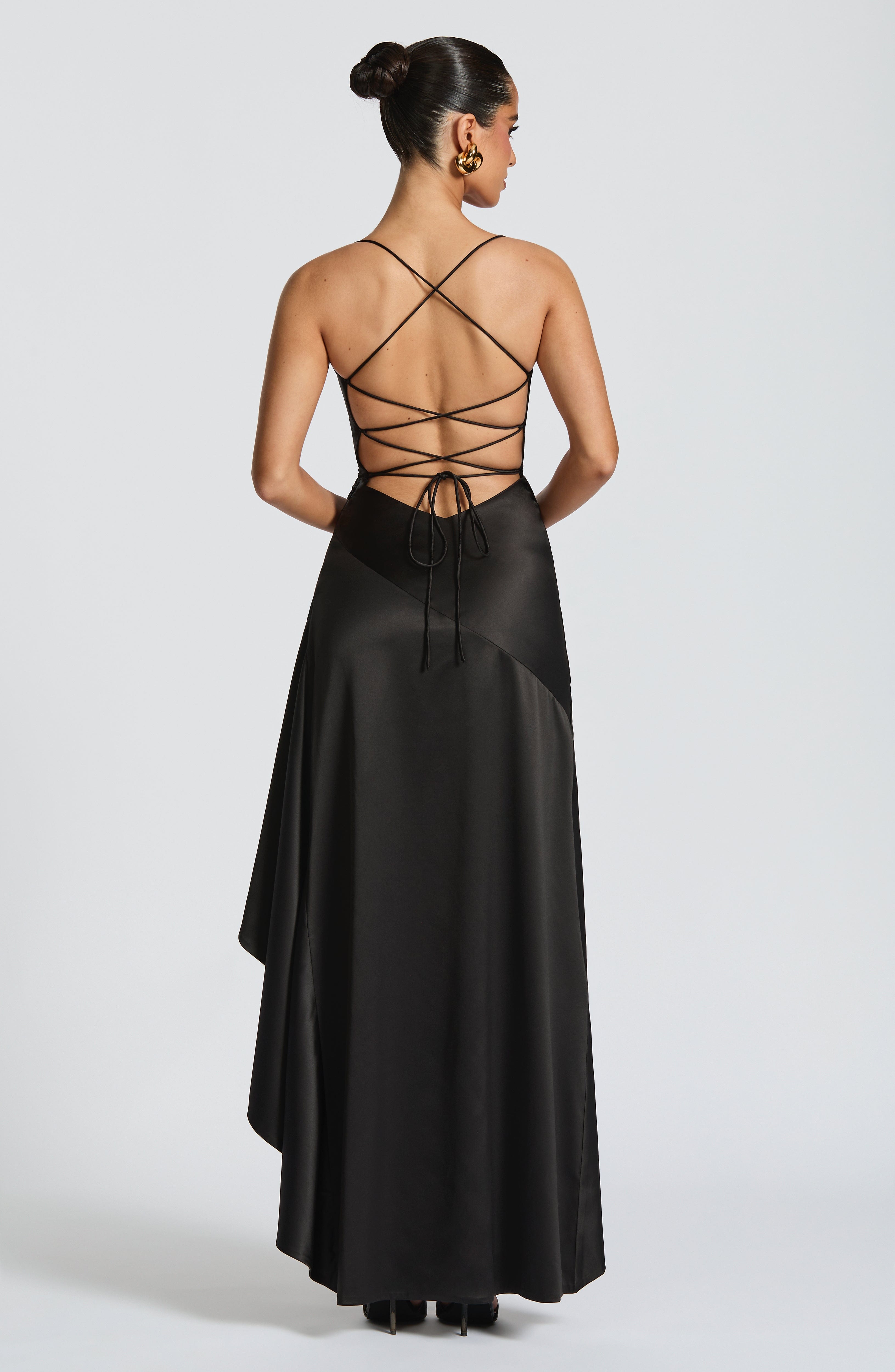 minilena Samira Maxi Dress Black