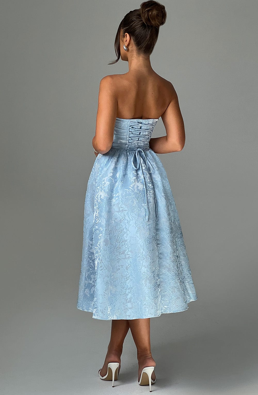 minilena Saoirse Midi Dress Blue