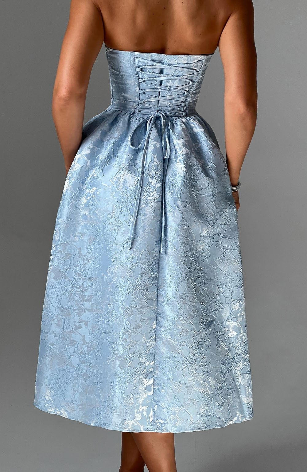 minilena Saoirse Midi Dress Blue