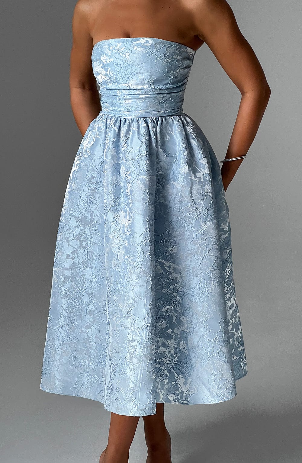 minilena Saoirse Midi Dress Blue