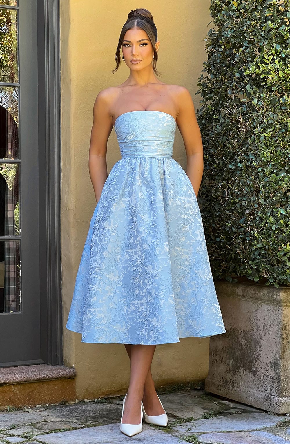 minilena Saoirse Midi Dress Blue
