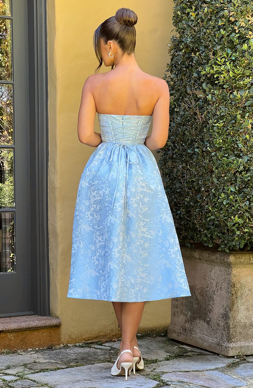minilena Saoirse Midi Dress Blue
