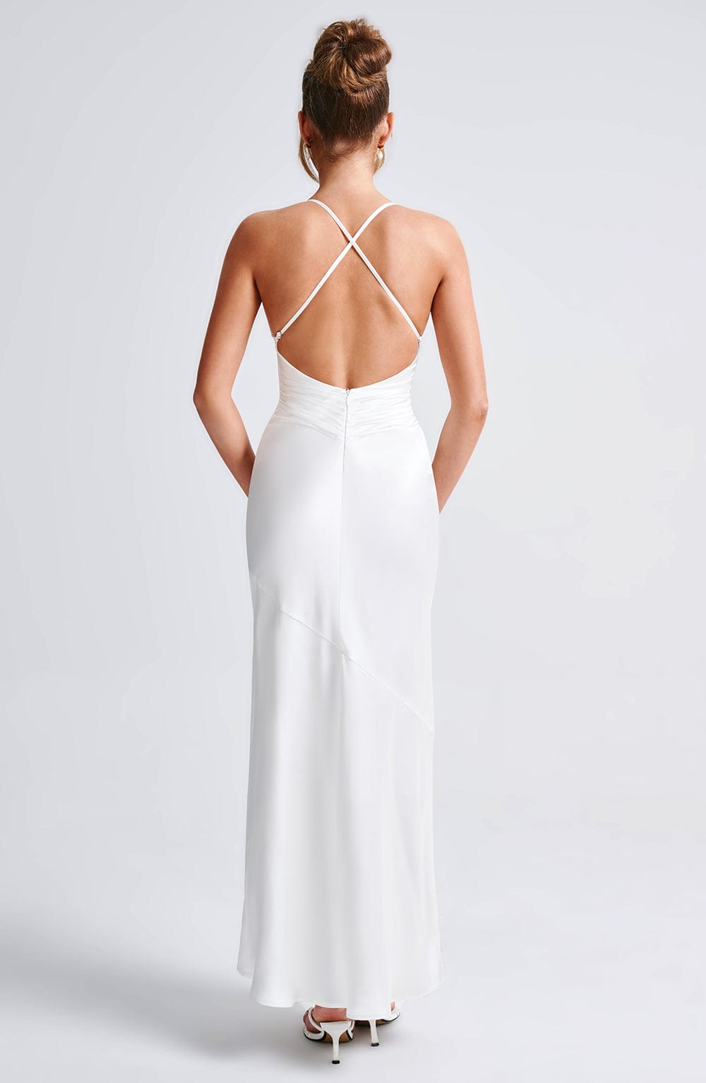 minilena Sarita Maxi Dress Ivory