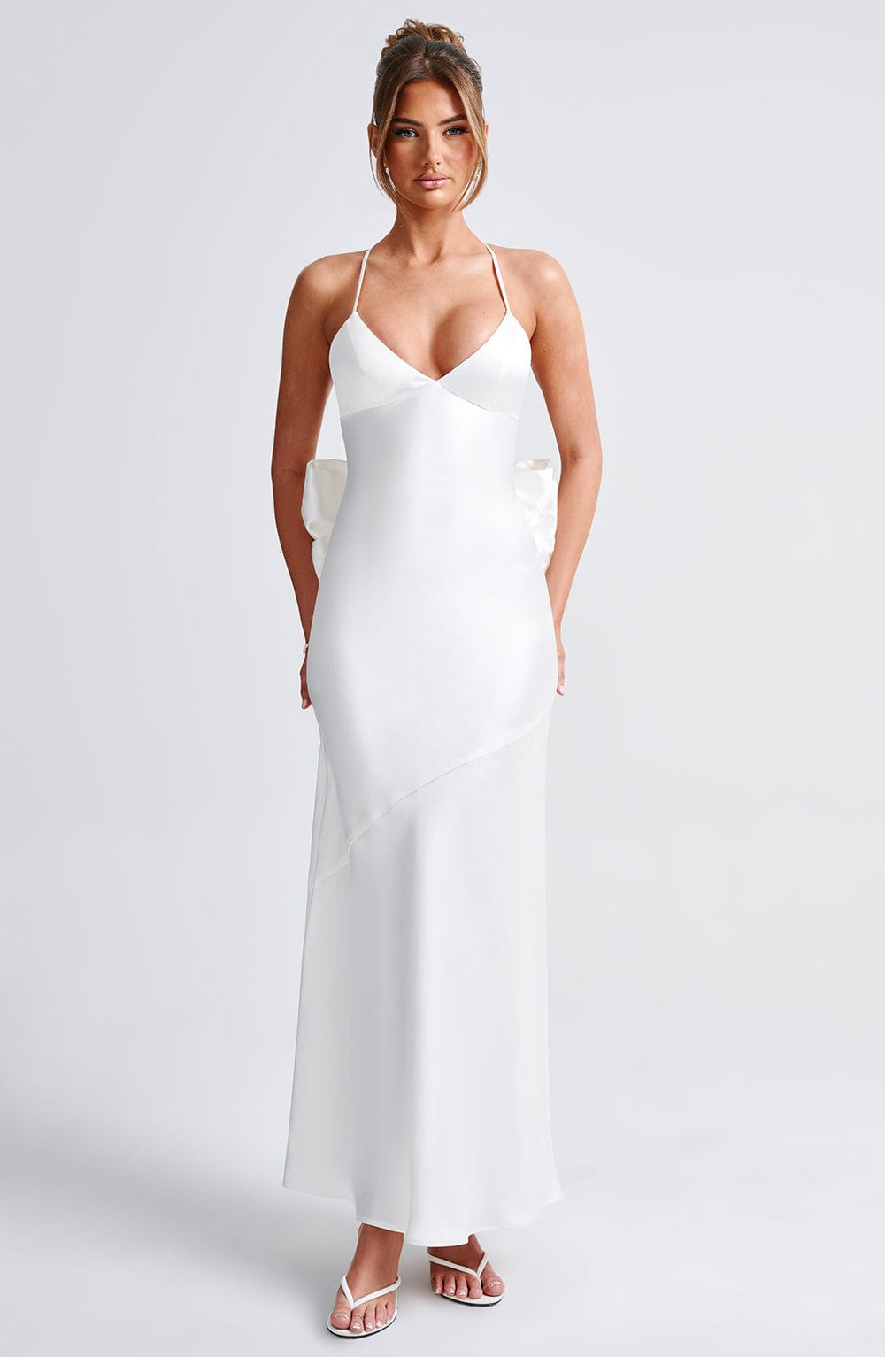minilena Sarita Maxi Dress Ivory
