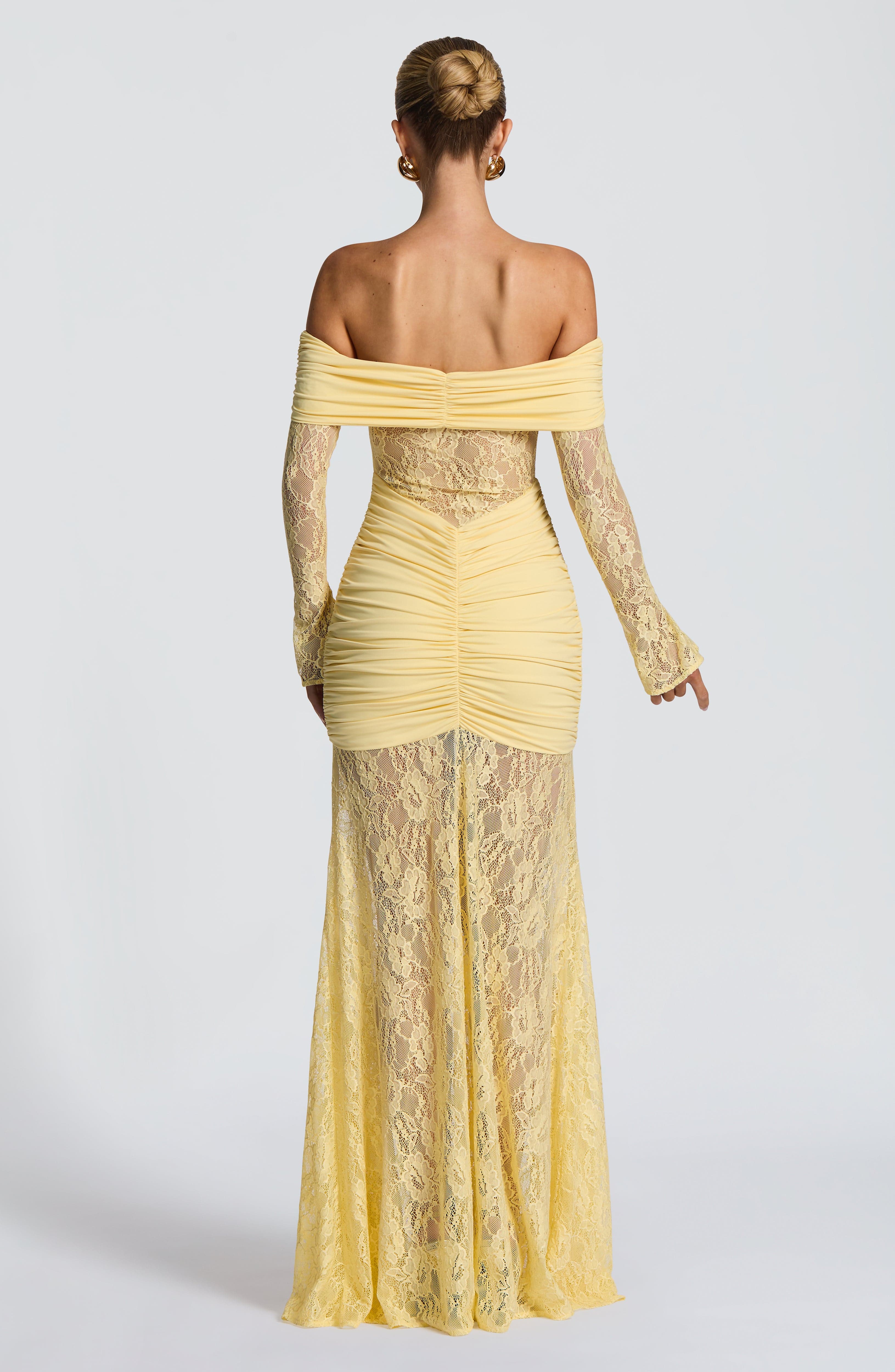 minilena Sauline Maxi Dress Lemon