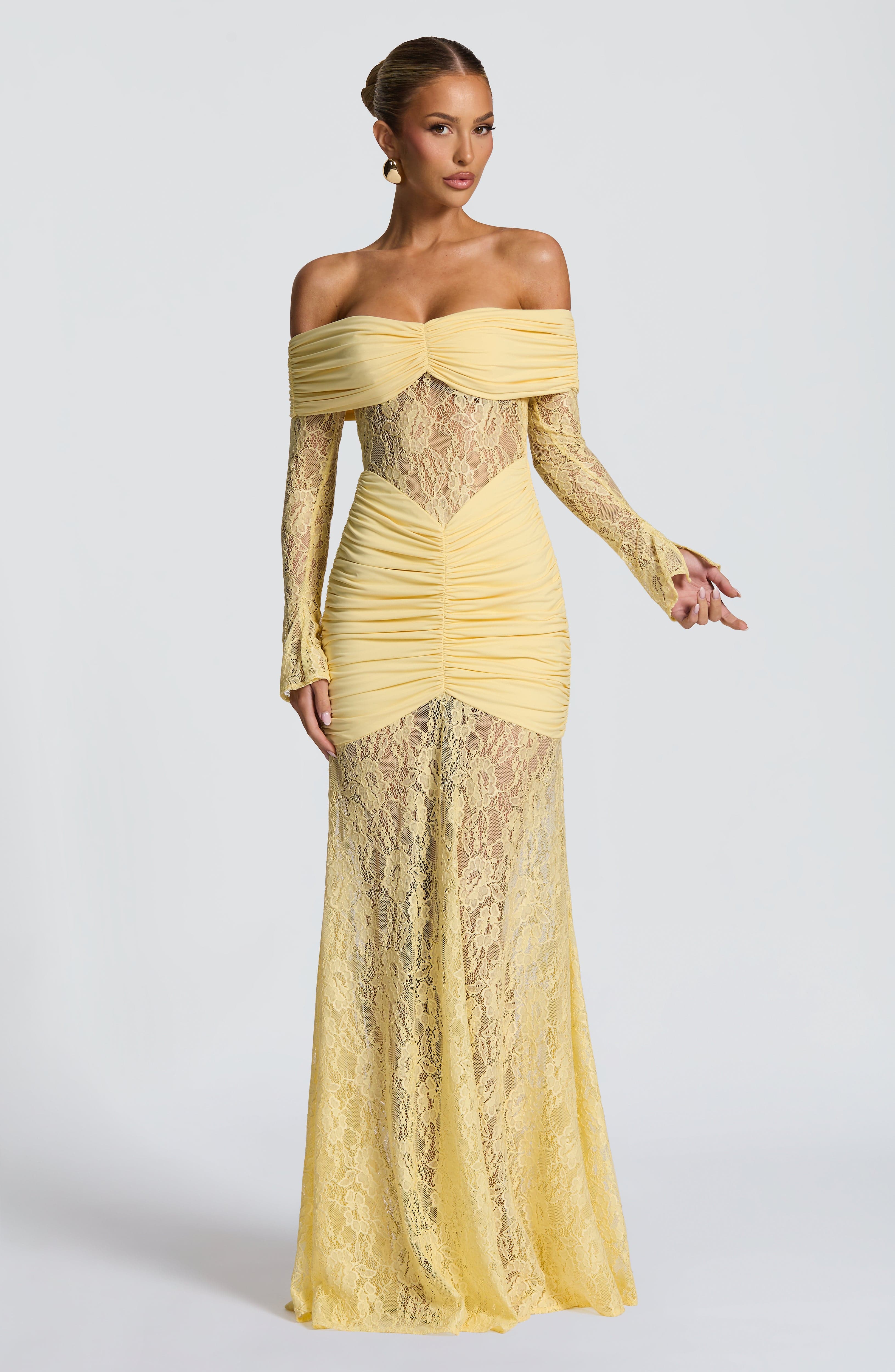minilena Sauline Maxi Dress Lemon