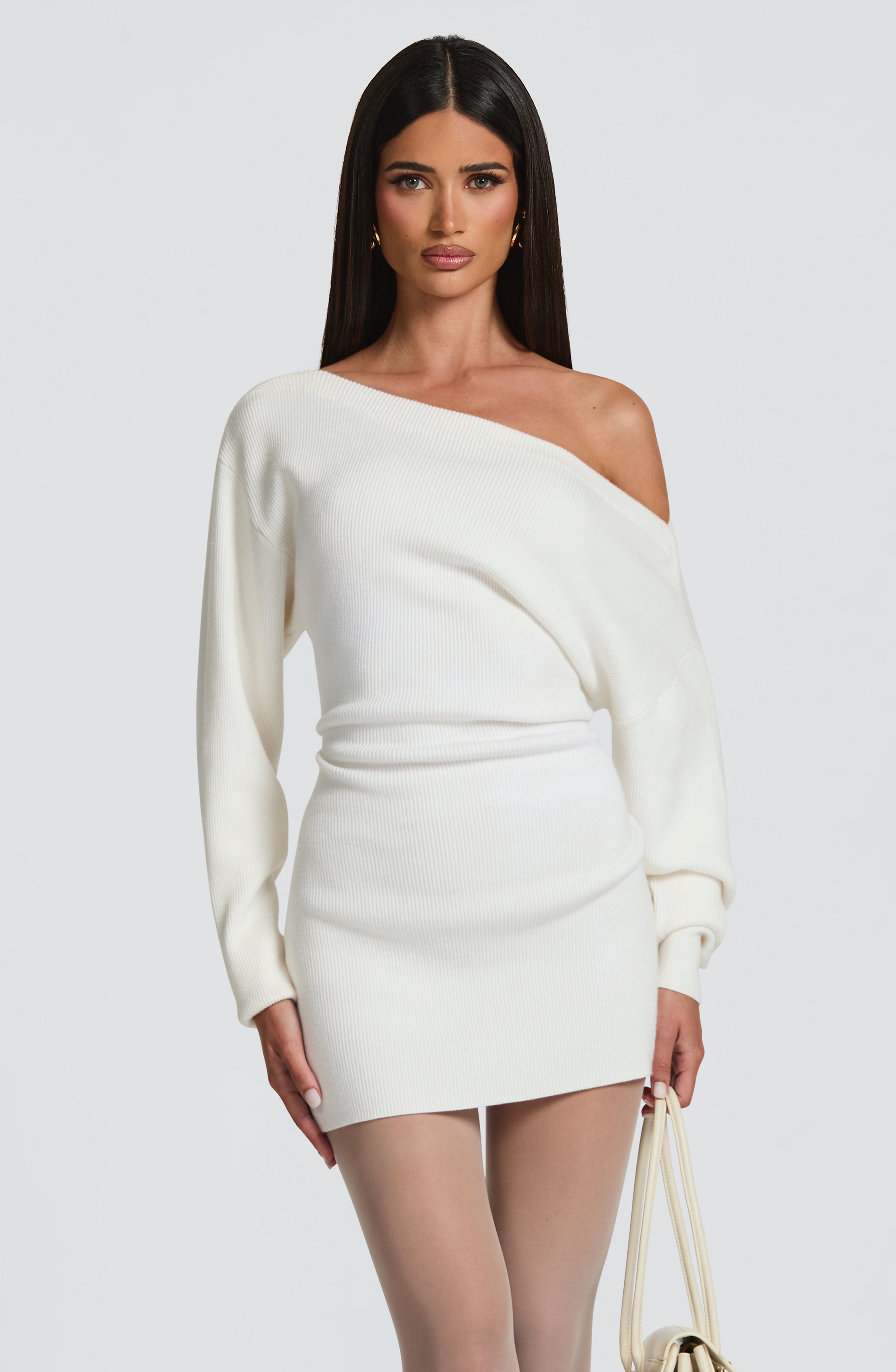 minilena Sawyer Mini Dress Ivory
