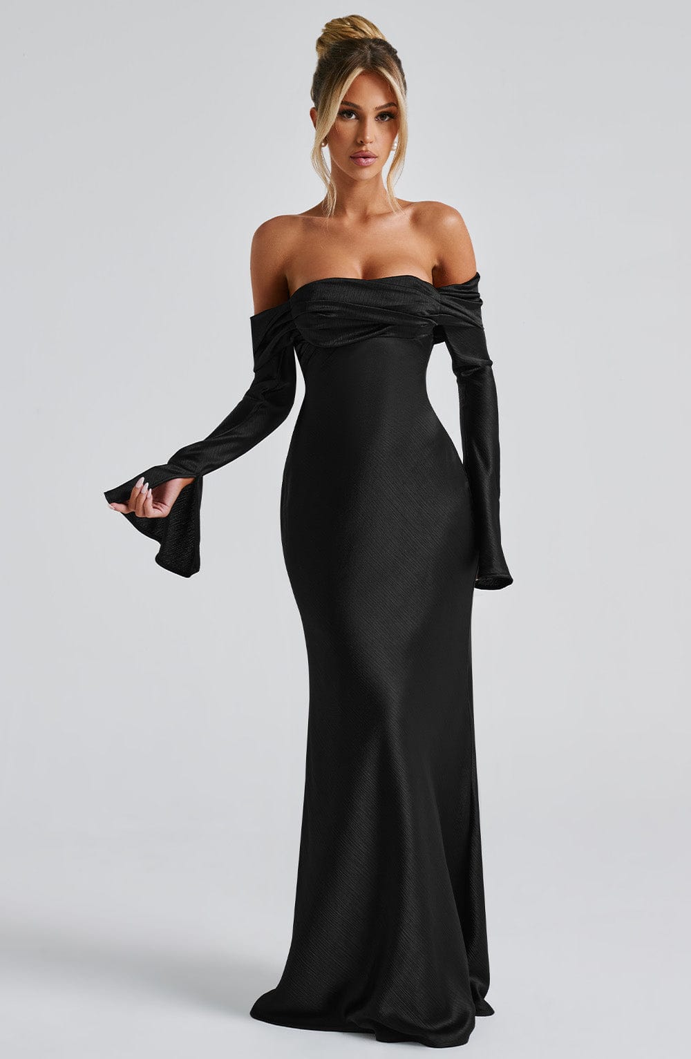 minilena Selene Maxi Dress Black