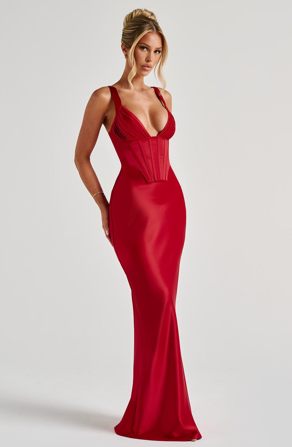 minilena Shae Maxi Dress Red