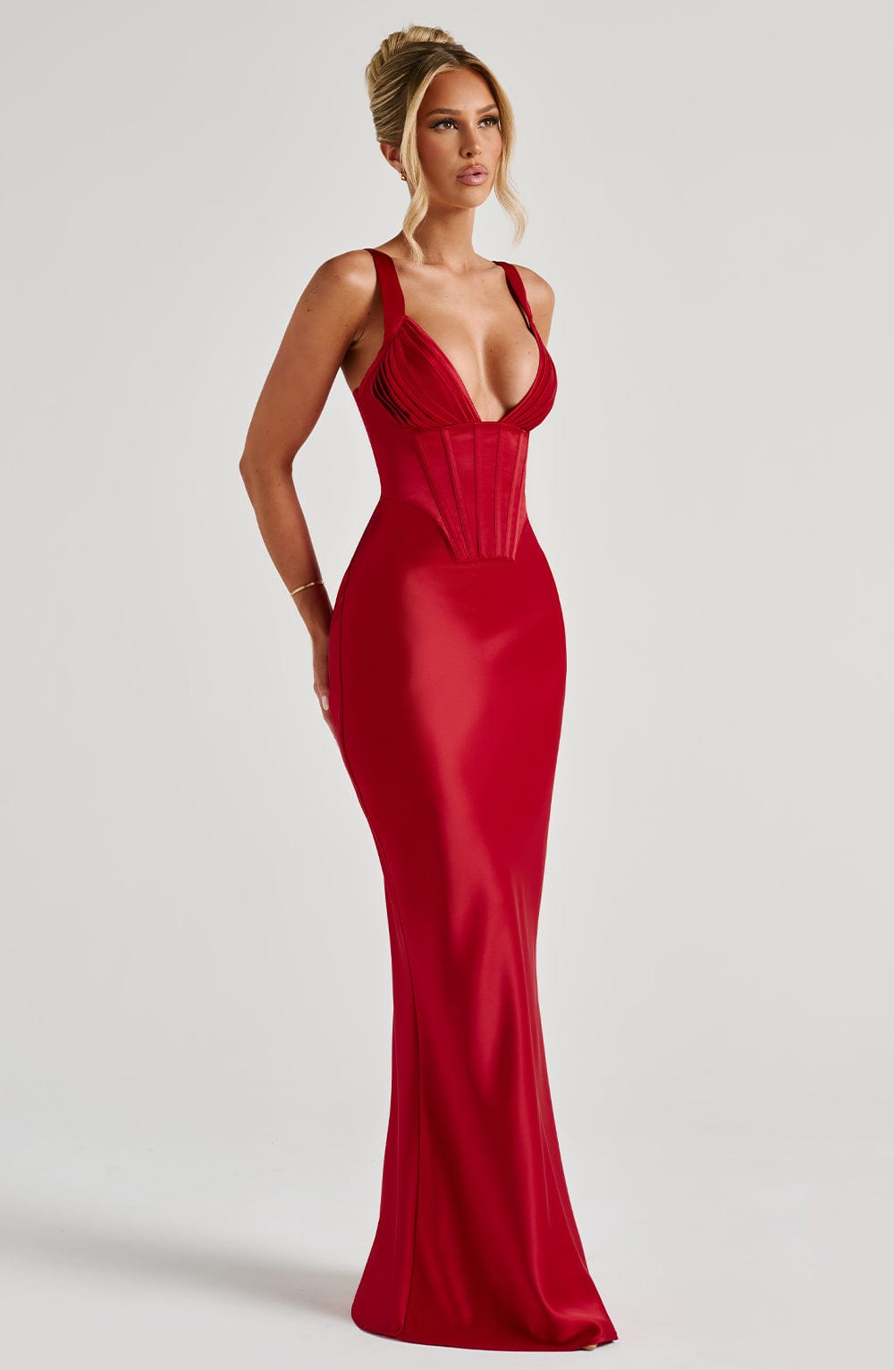 minilena Shae Maxi Dress Red