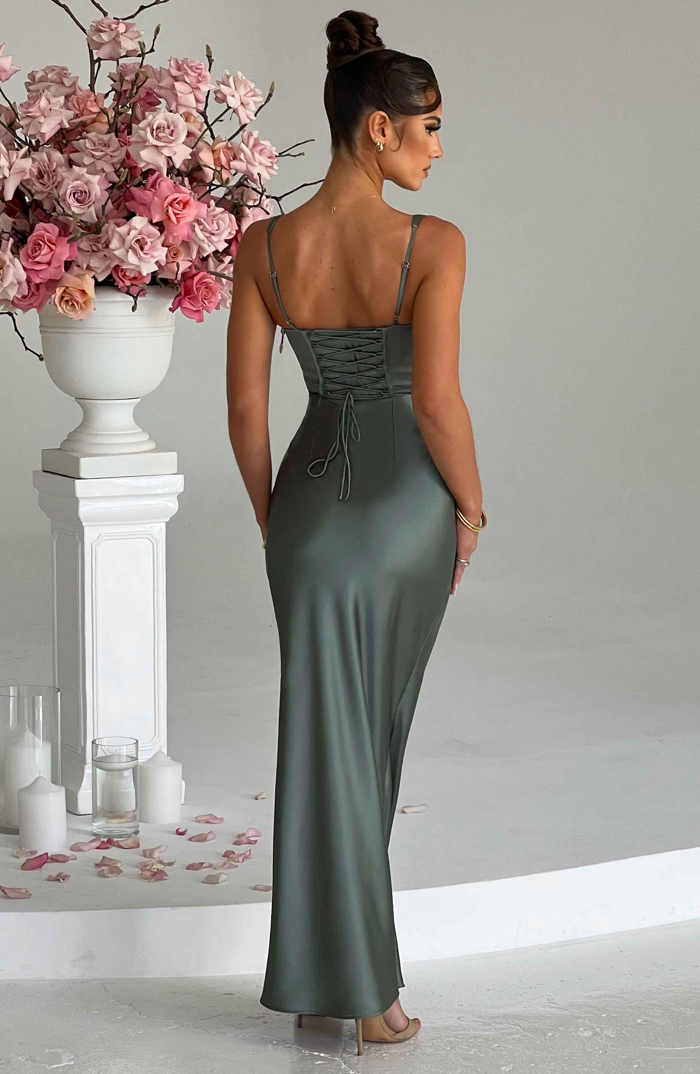 minilena Shae Maxi Dress Sage