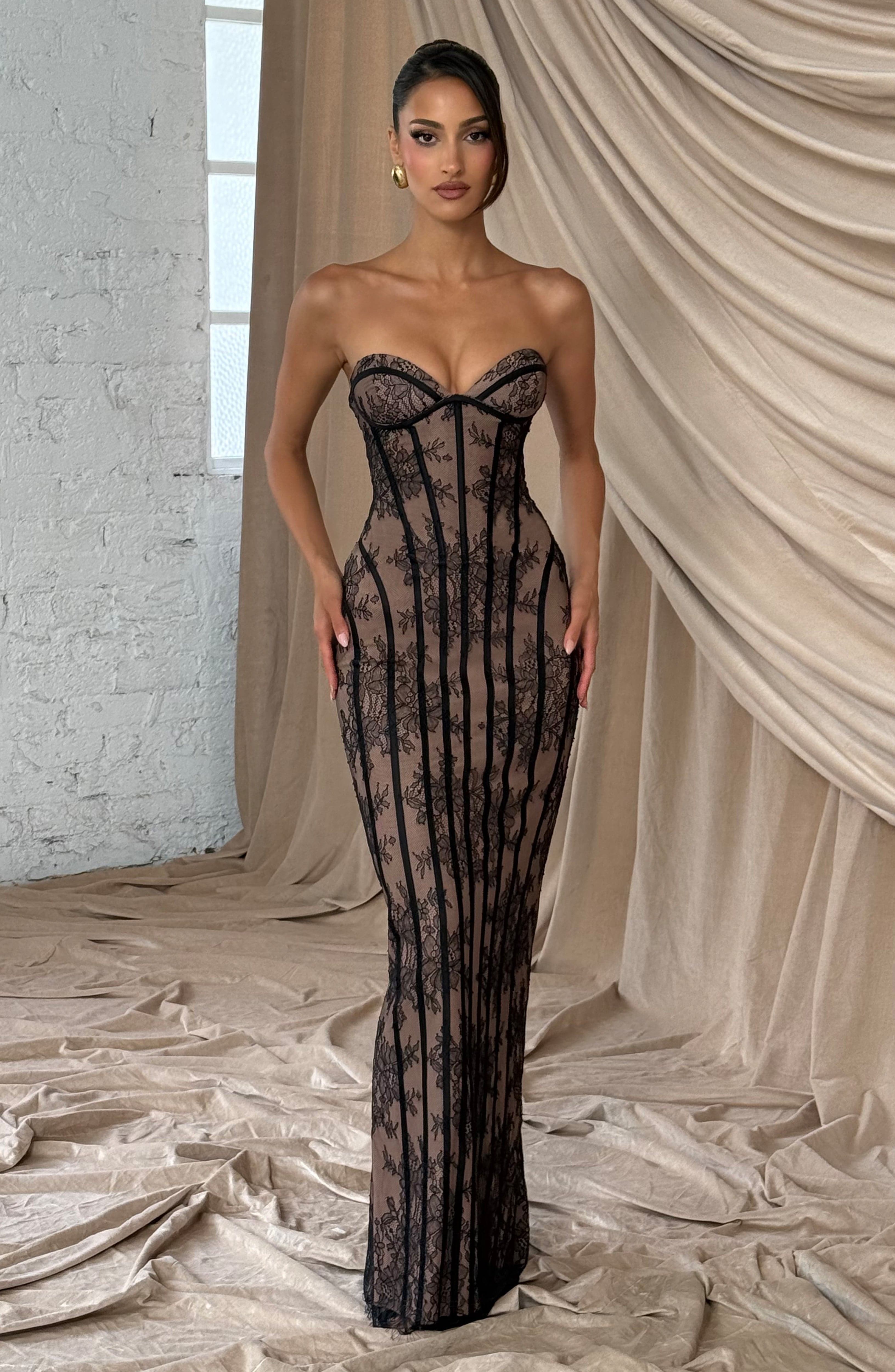 minilena Sian Maxi Dress Black