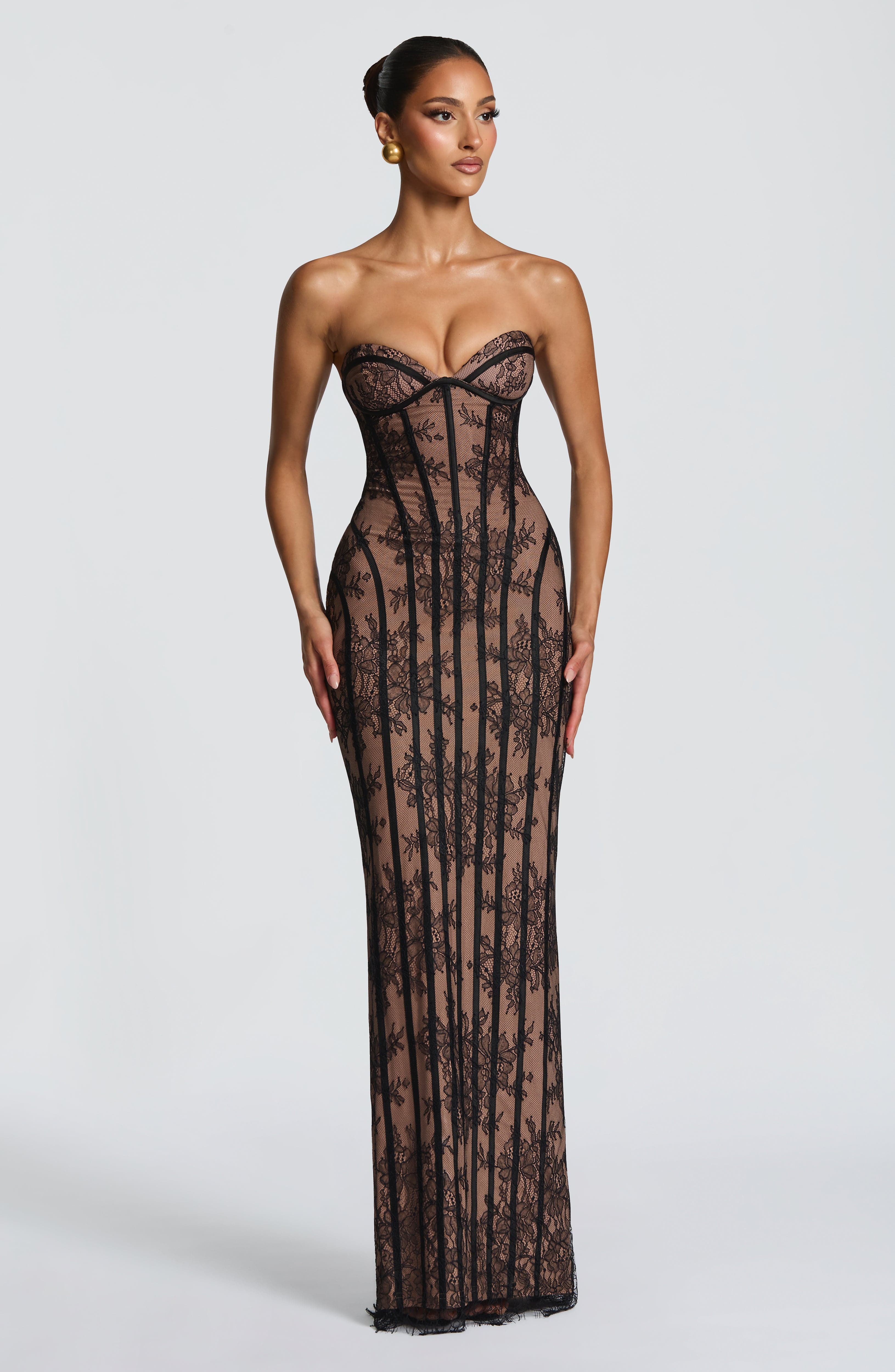 minilena Sian Maxi Dress Black