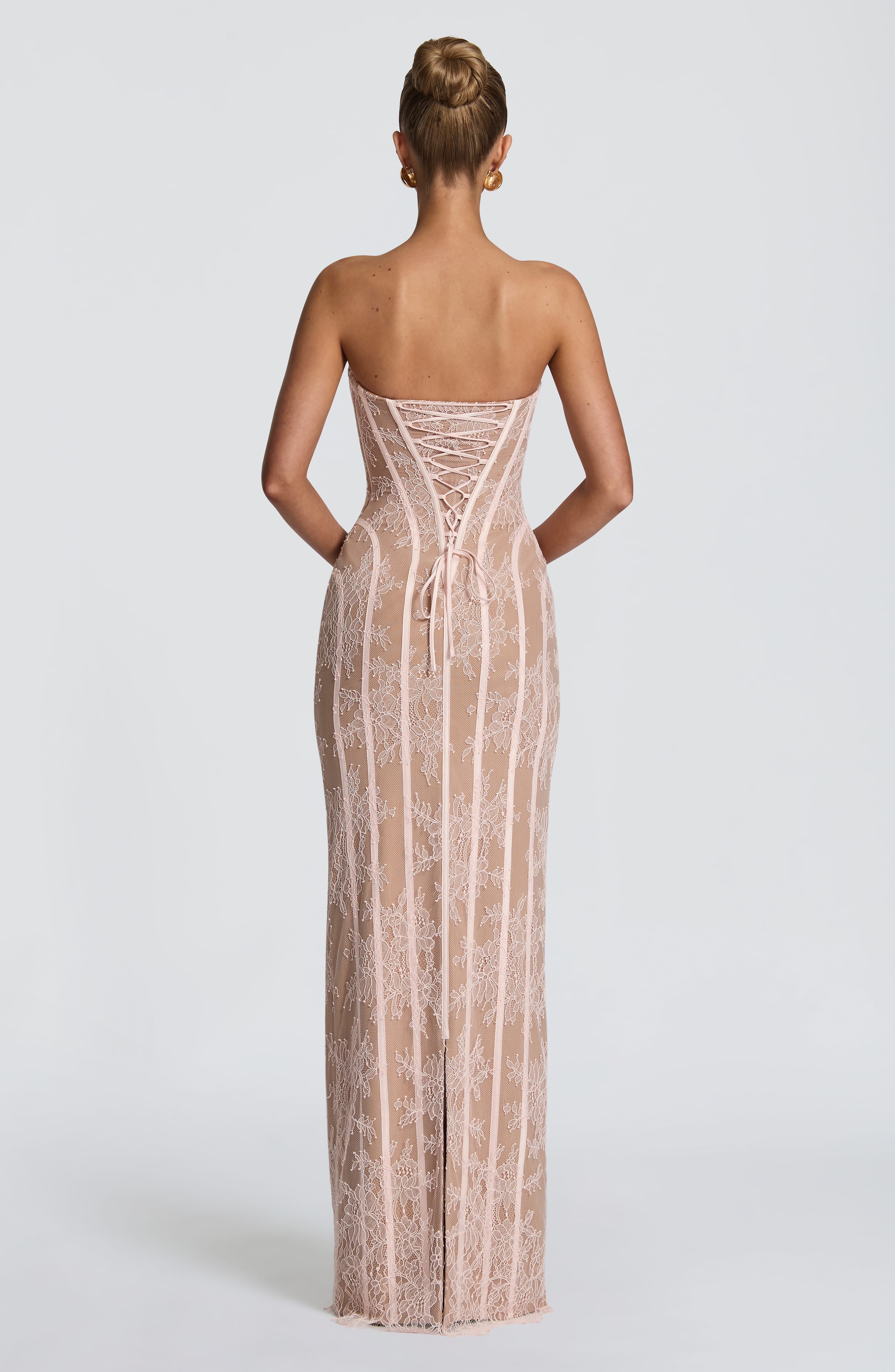 minilena Sian Maxi Dress Blush