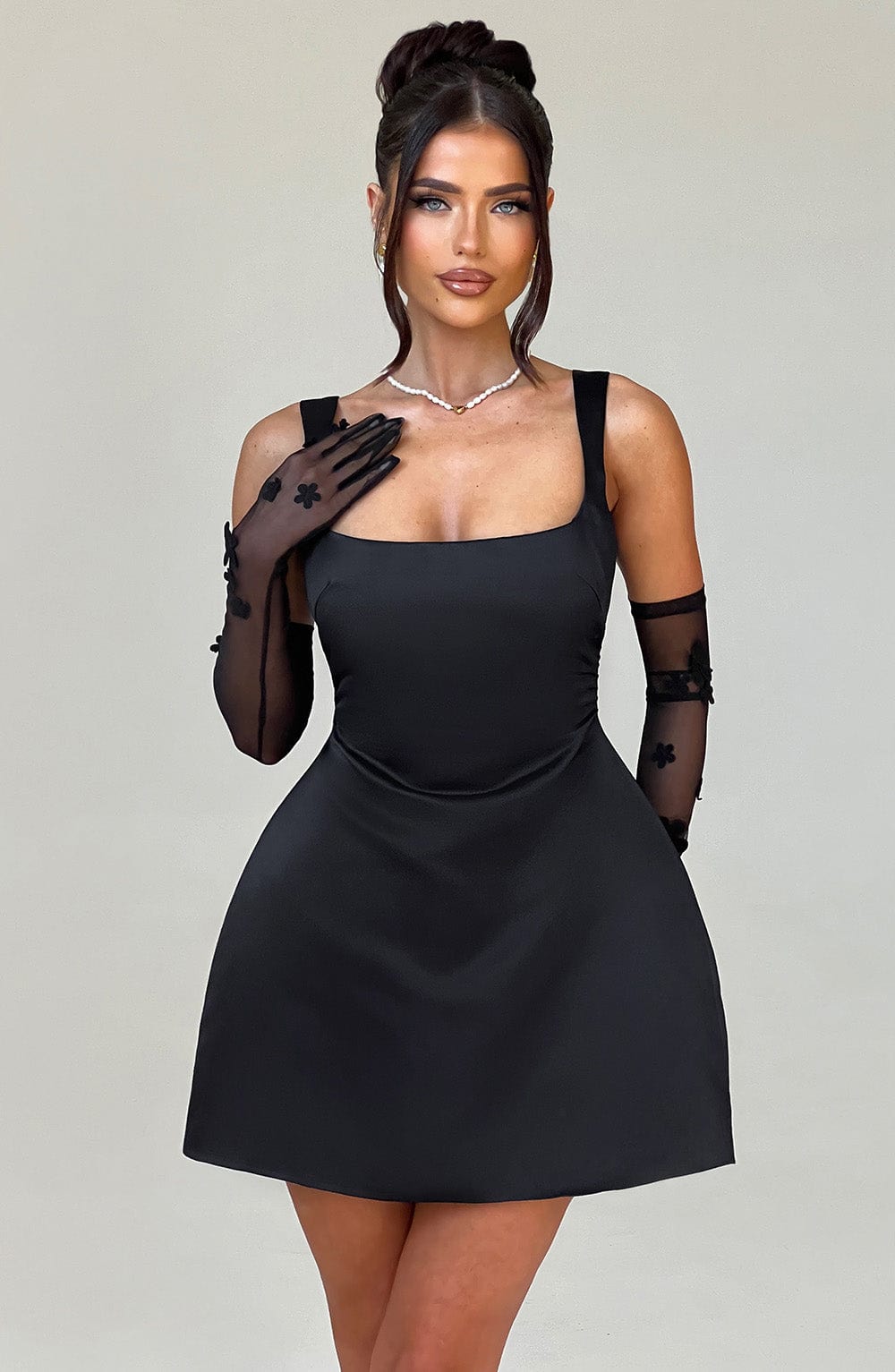 minilena Sofie Mini Dress Black