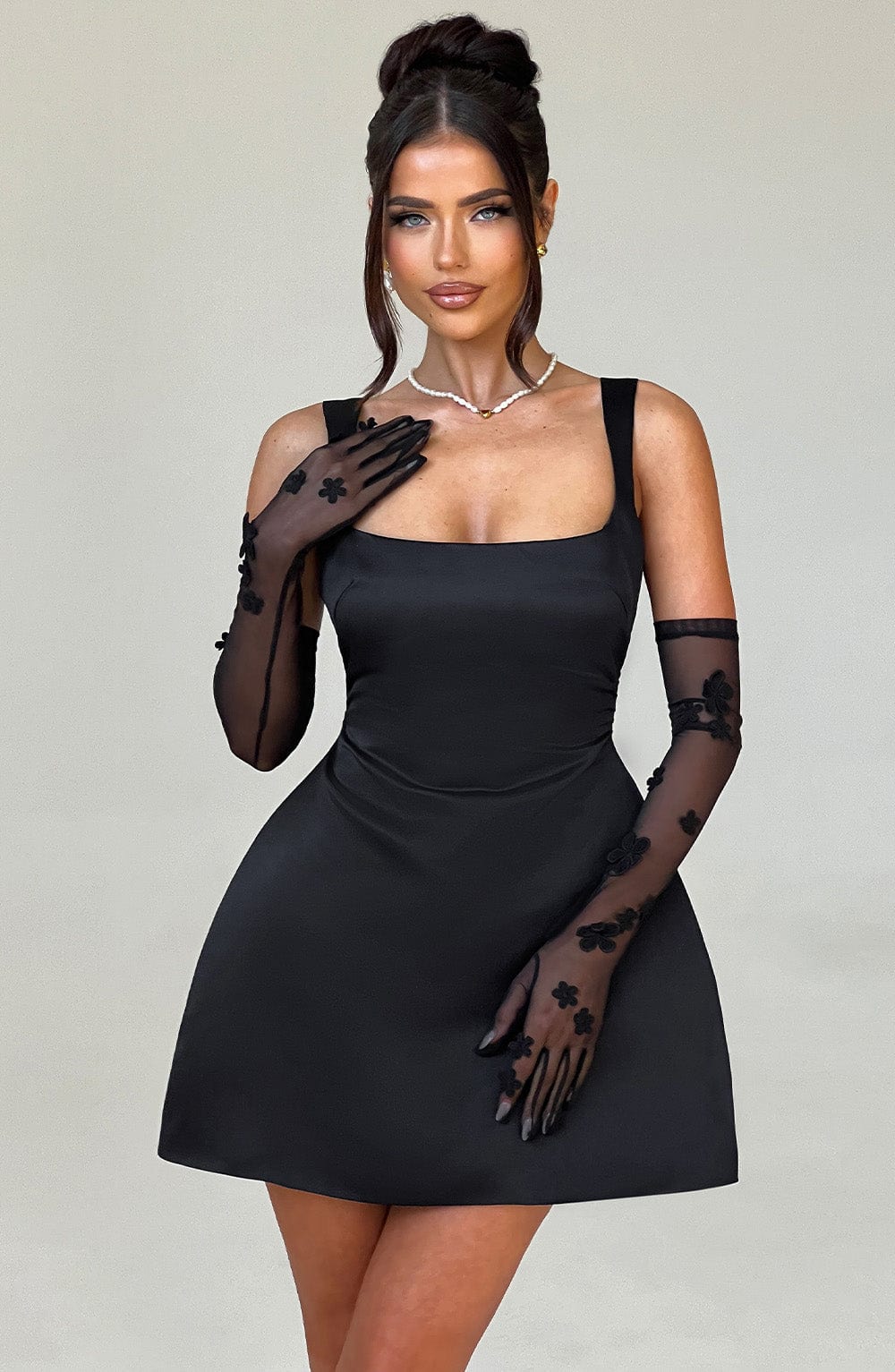 minilena Sofie Mini Dress Black
