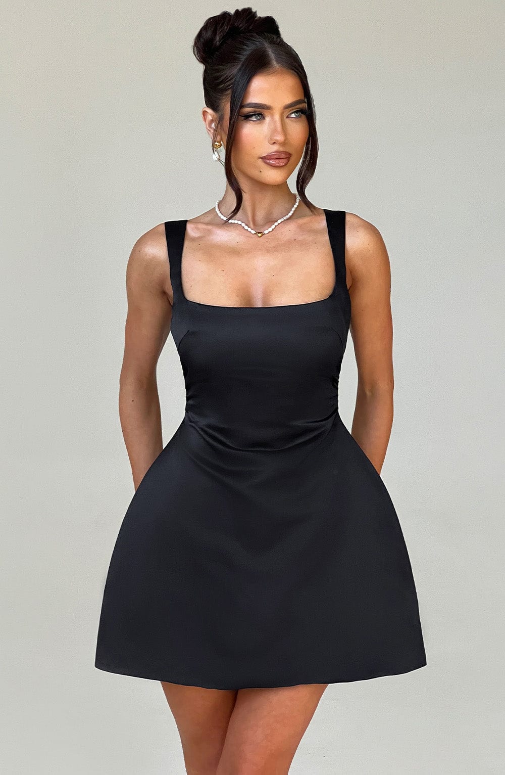 minilena Sofie Mini Dress Black
