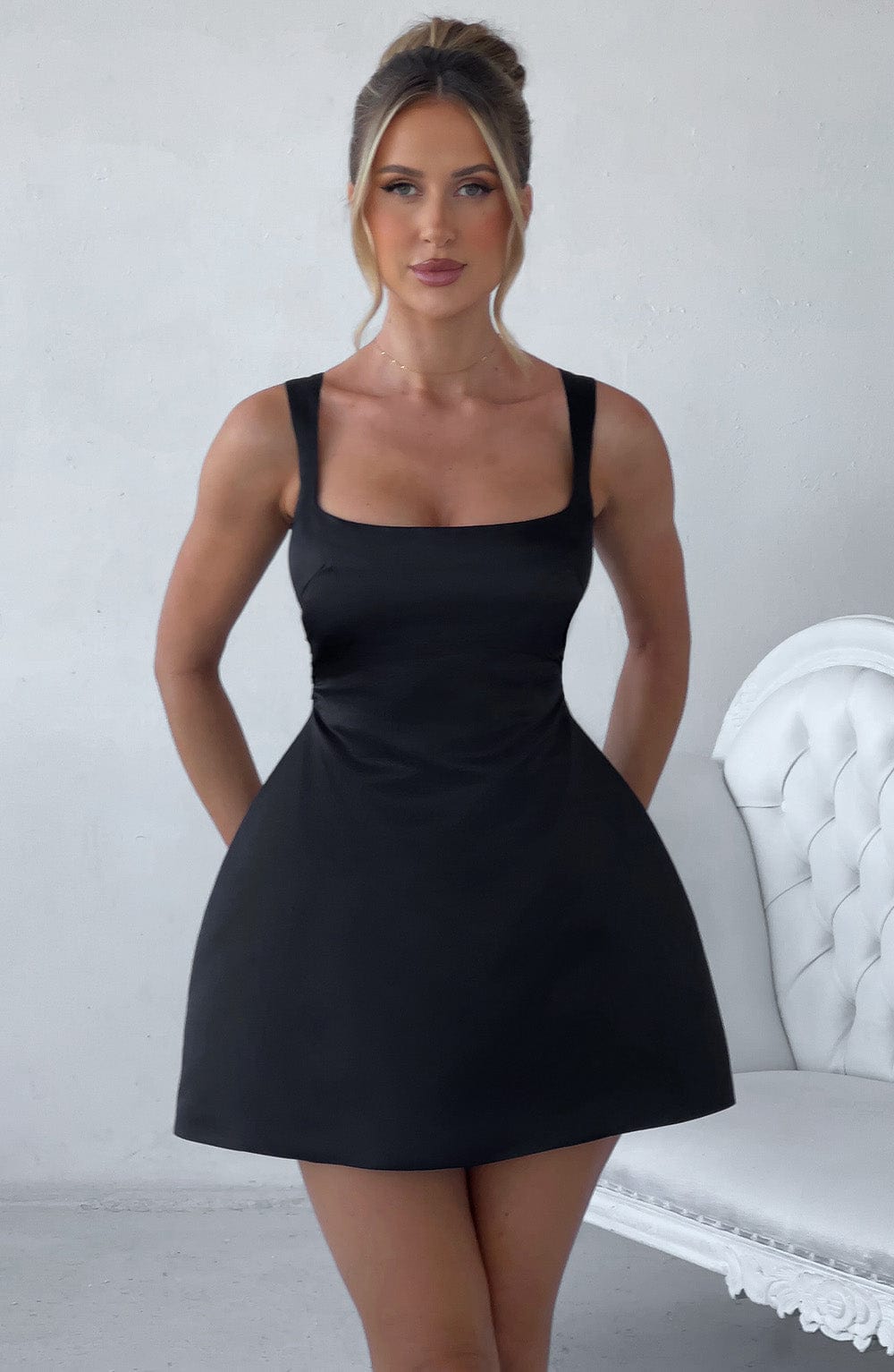 minilena Sofie Mini Dress Black