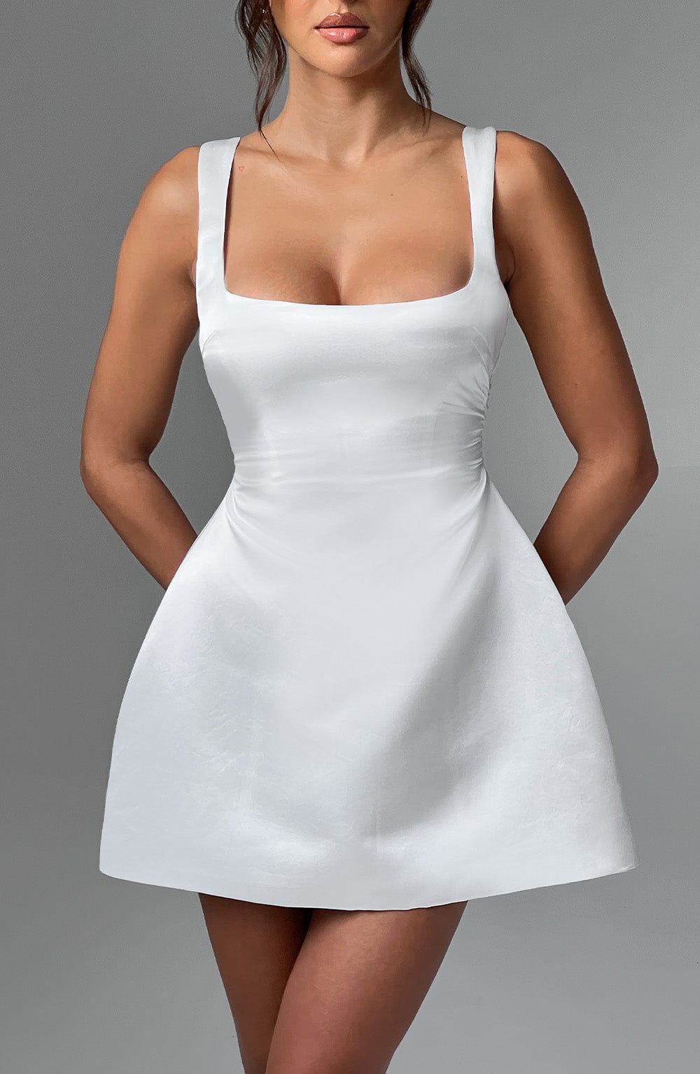 minilena Sofie Mini Dress Ivory