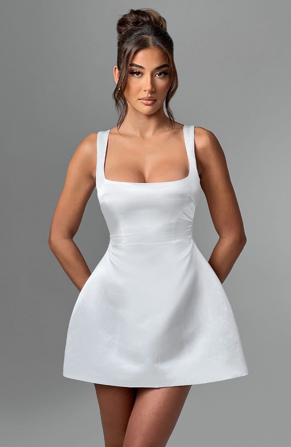 minilena Sofie Mini Dress Ivory