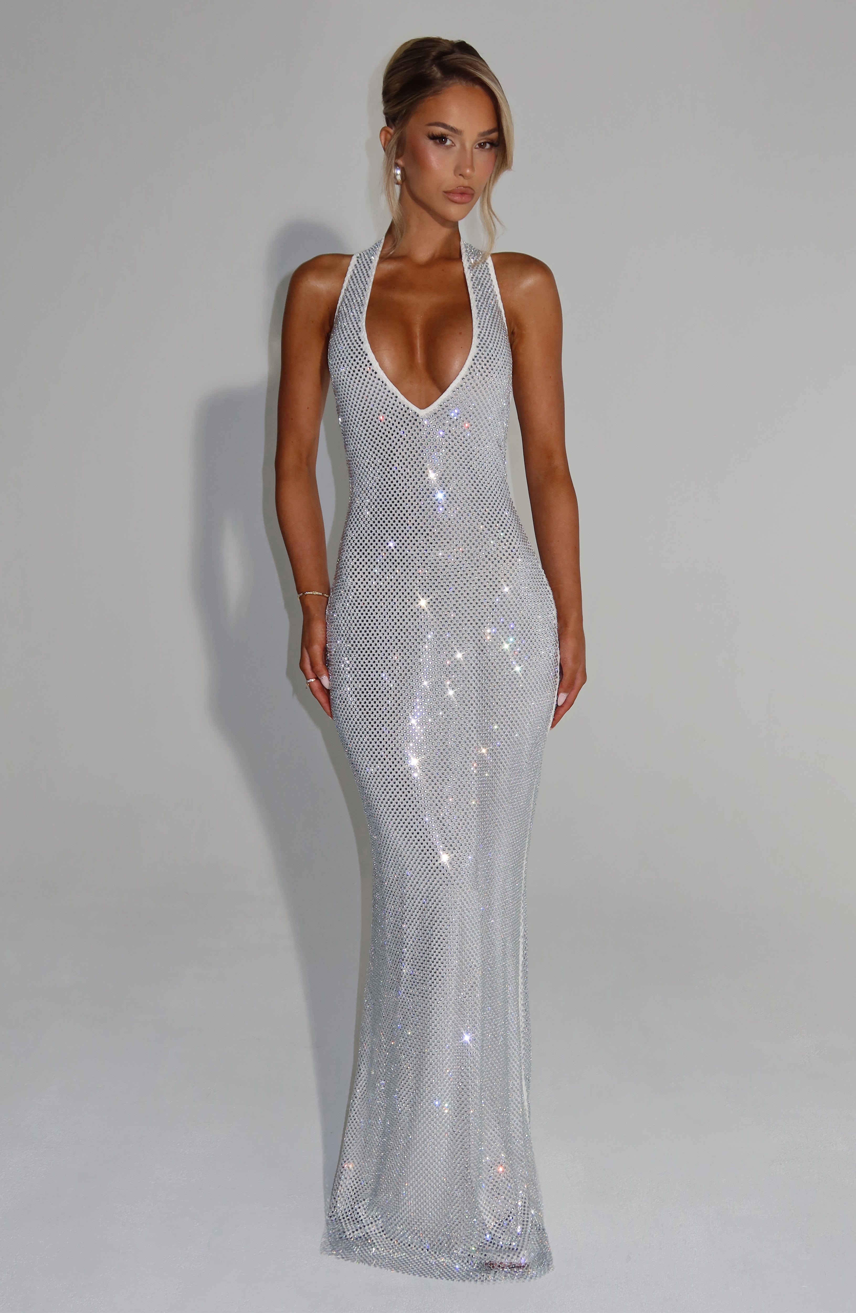 minilena Starla Maxi Dress Ivory