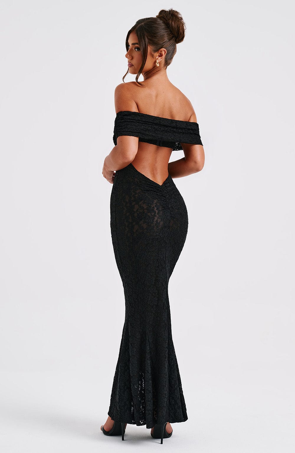 minilena Stephanie Maxi Dress Black
