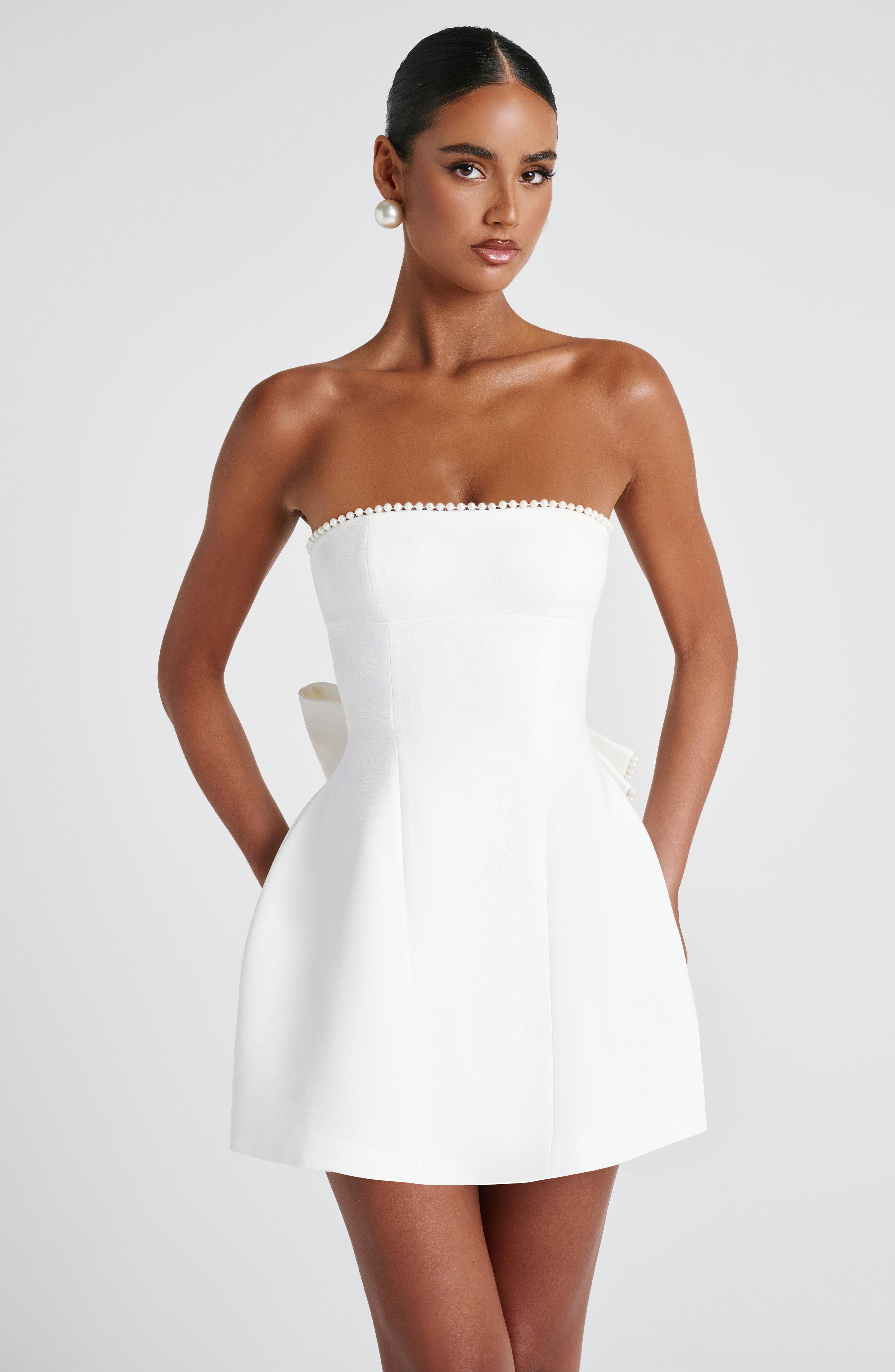 minilena Suni Mini Dress Ivory