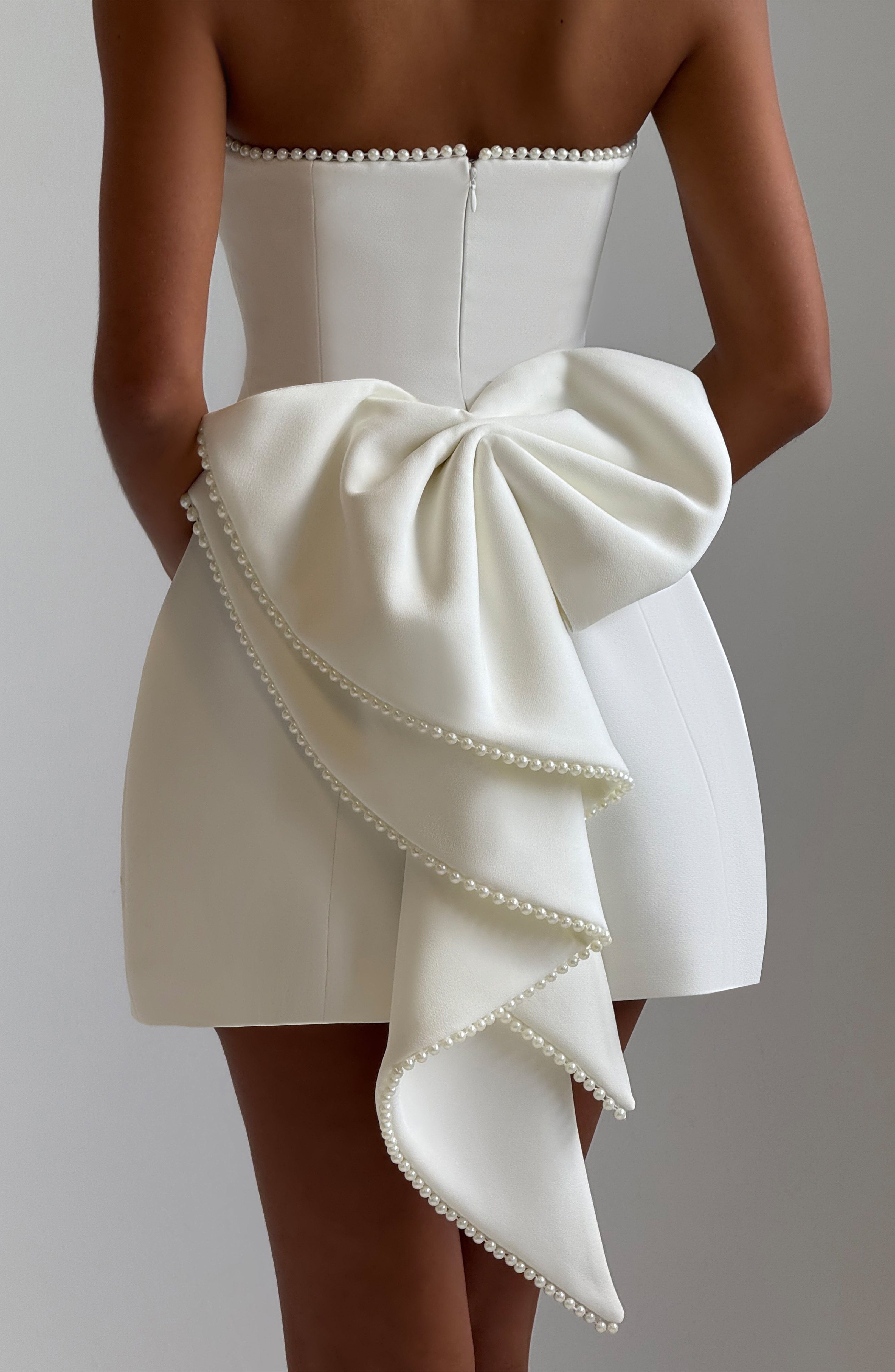 minilena Suni Mini Dress Ivory