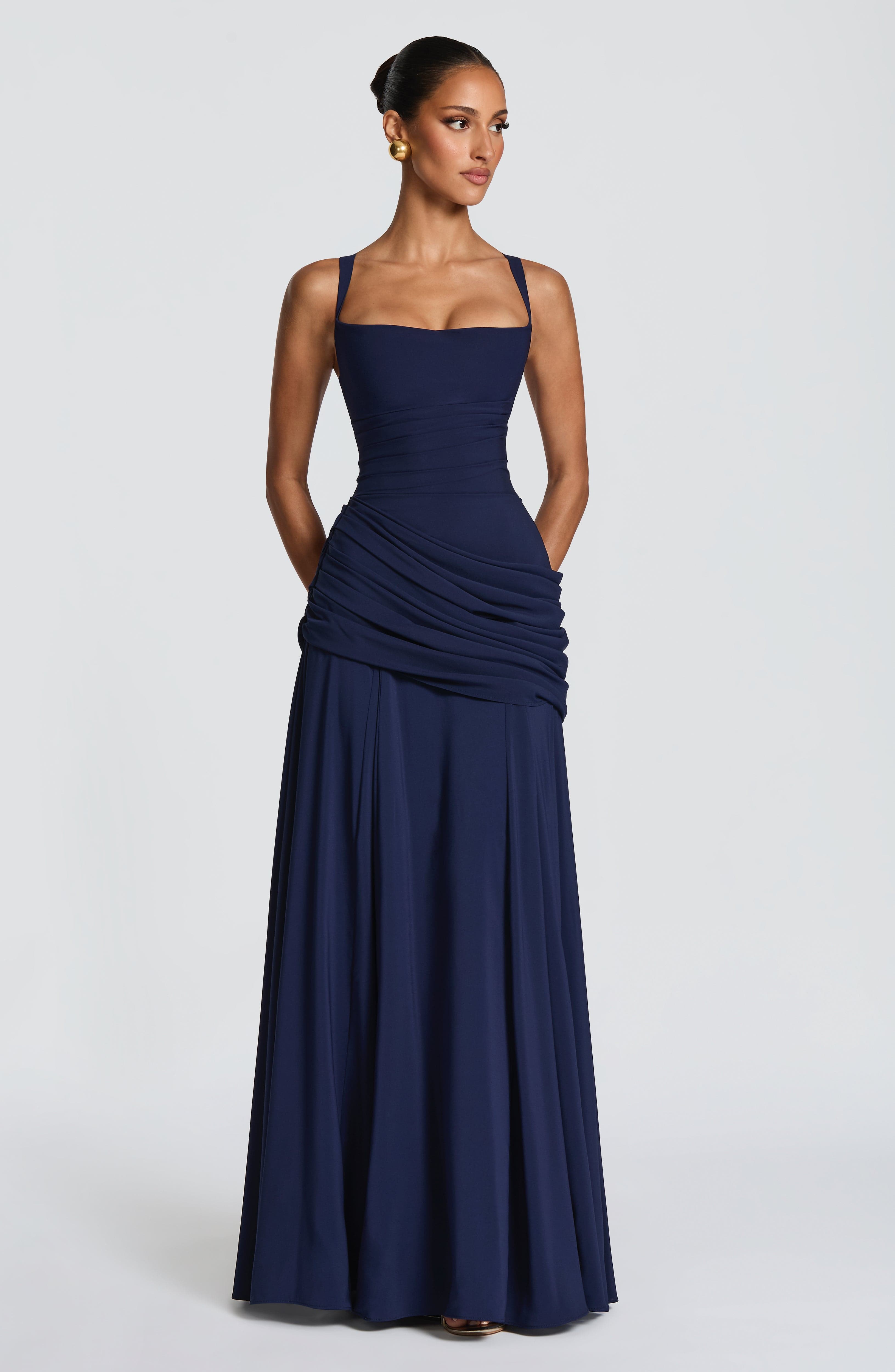 minilena Sura Maxi Dress Navy