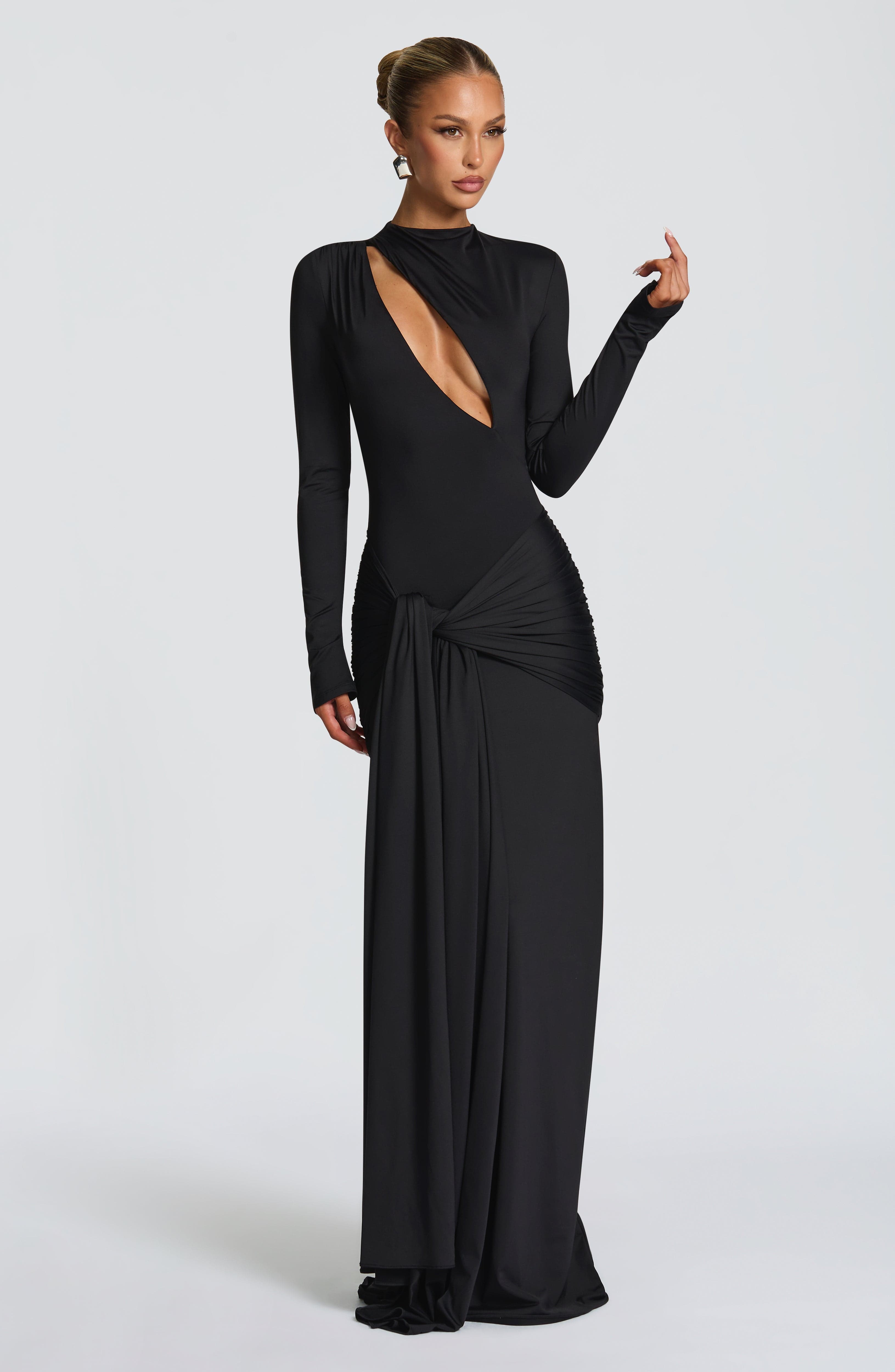 minilena Tahnee Maxi Dress Black