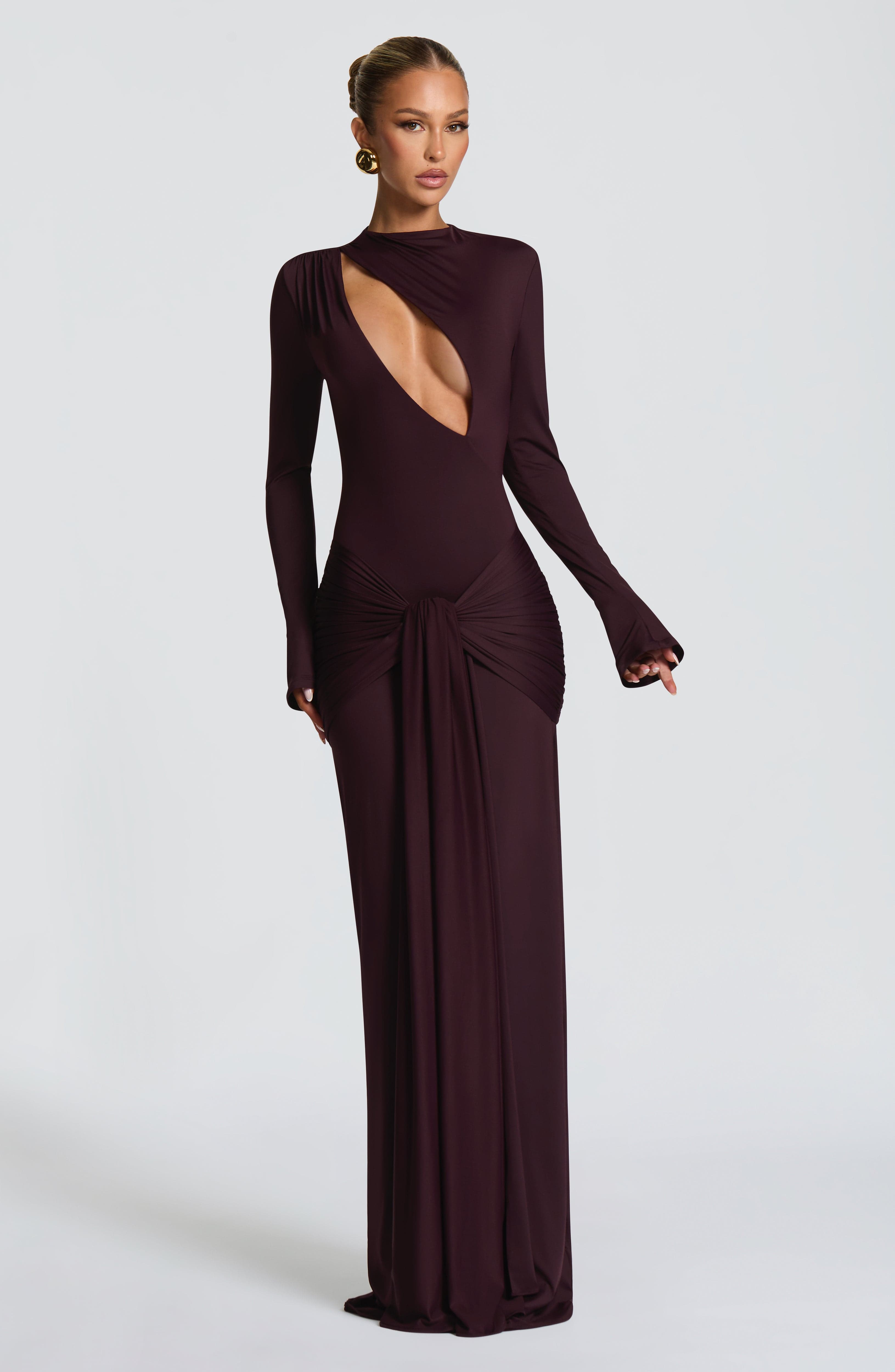 minilena Tahnee Maxi Dress Plum
