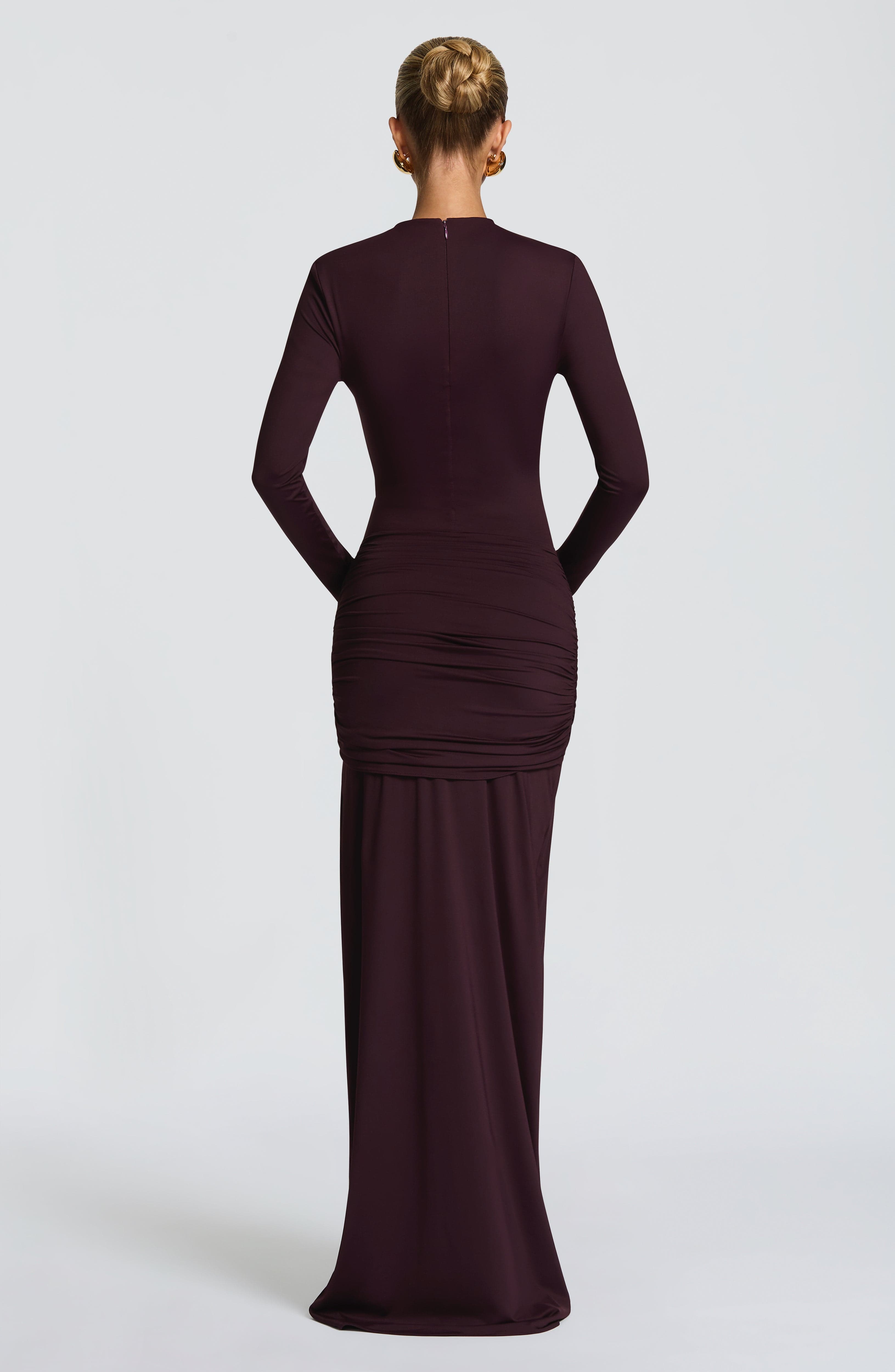 minilena Tahnee Maxi Dress Plum