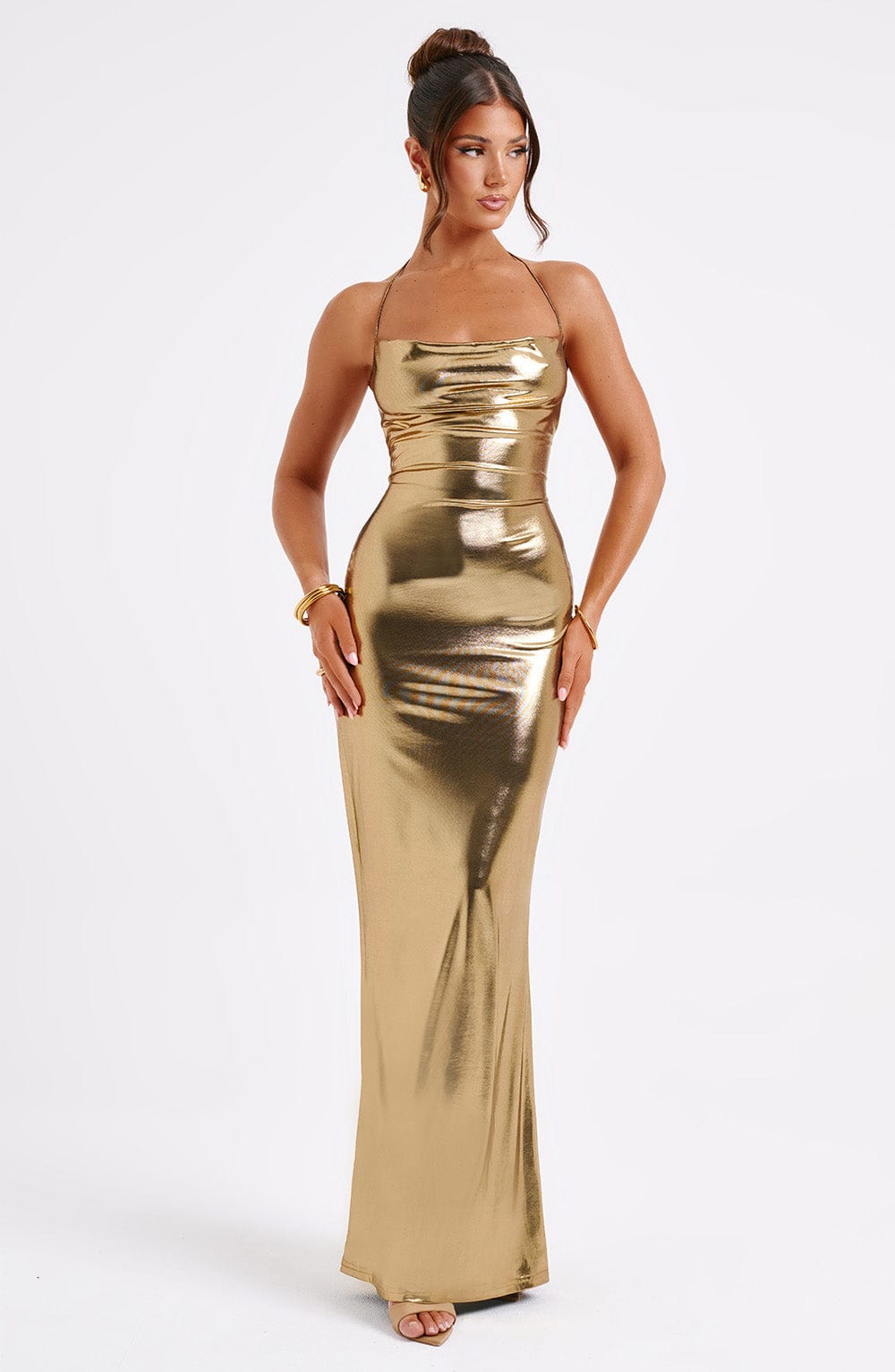 minilena Talisa Maxi Dress Gold