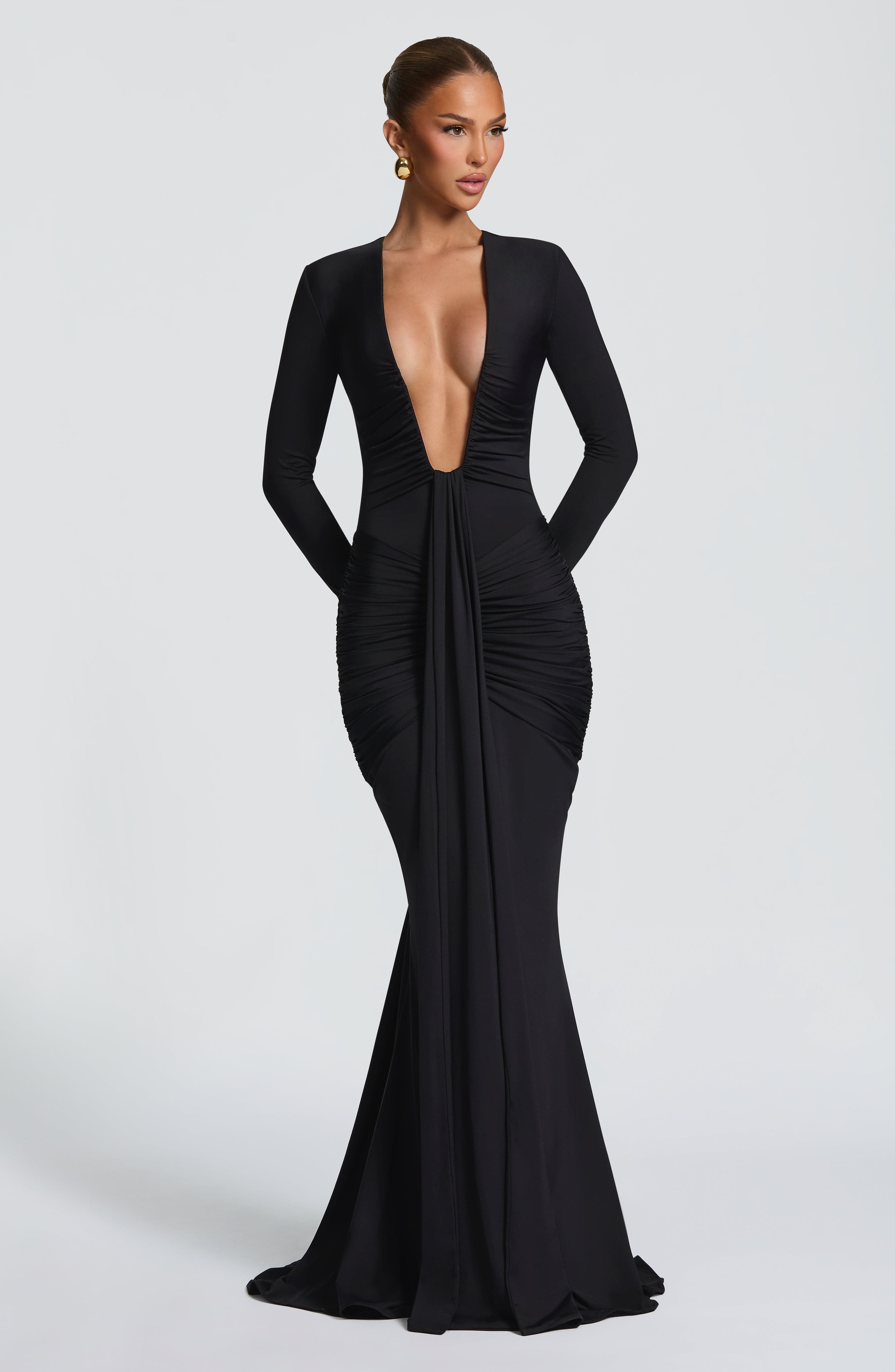 minilena Tara Maxi Dress Black