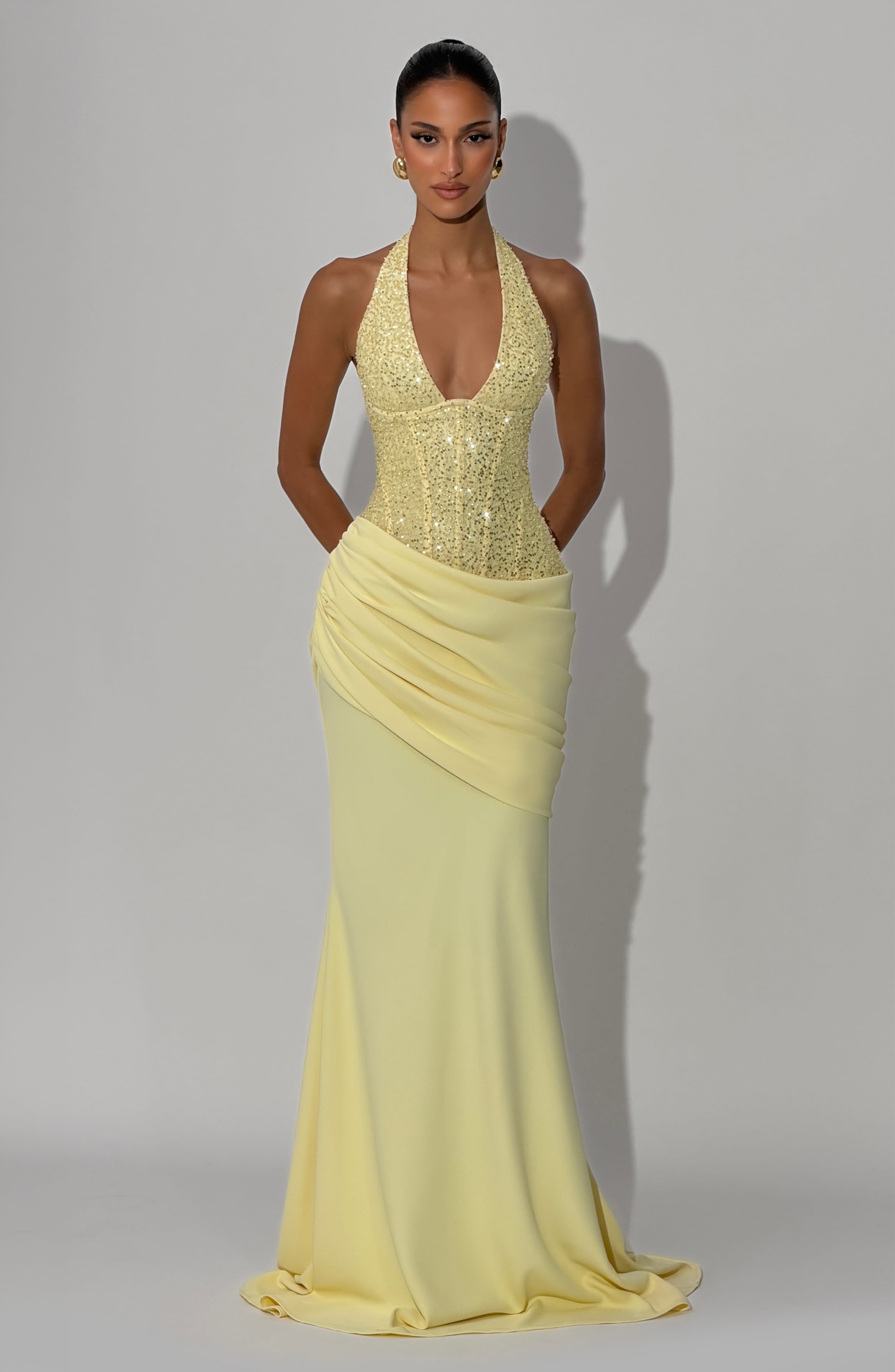 minilena Taylor Gown Lemon
