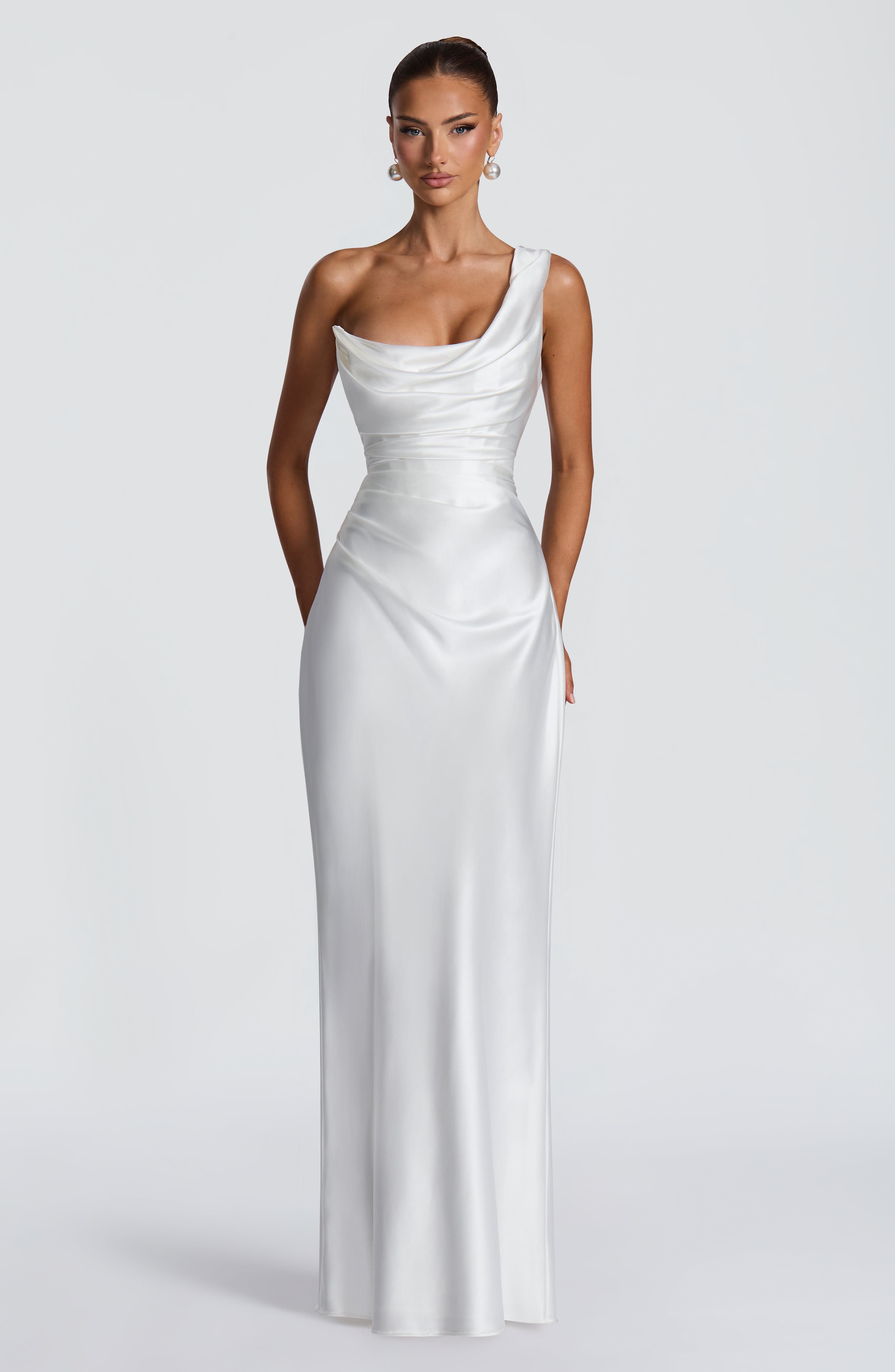 minilena Thalassa Maxi Dress Ivory