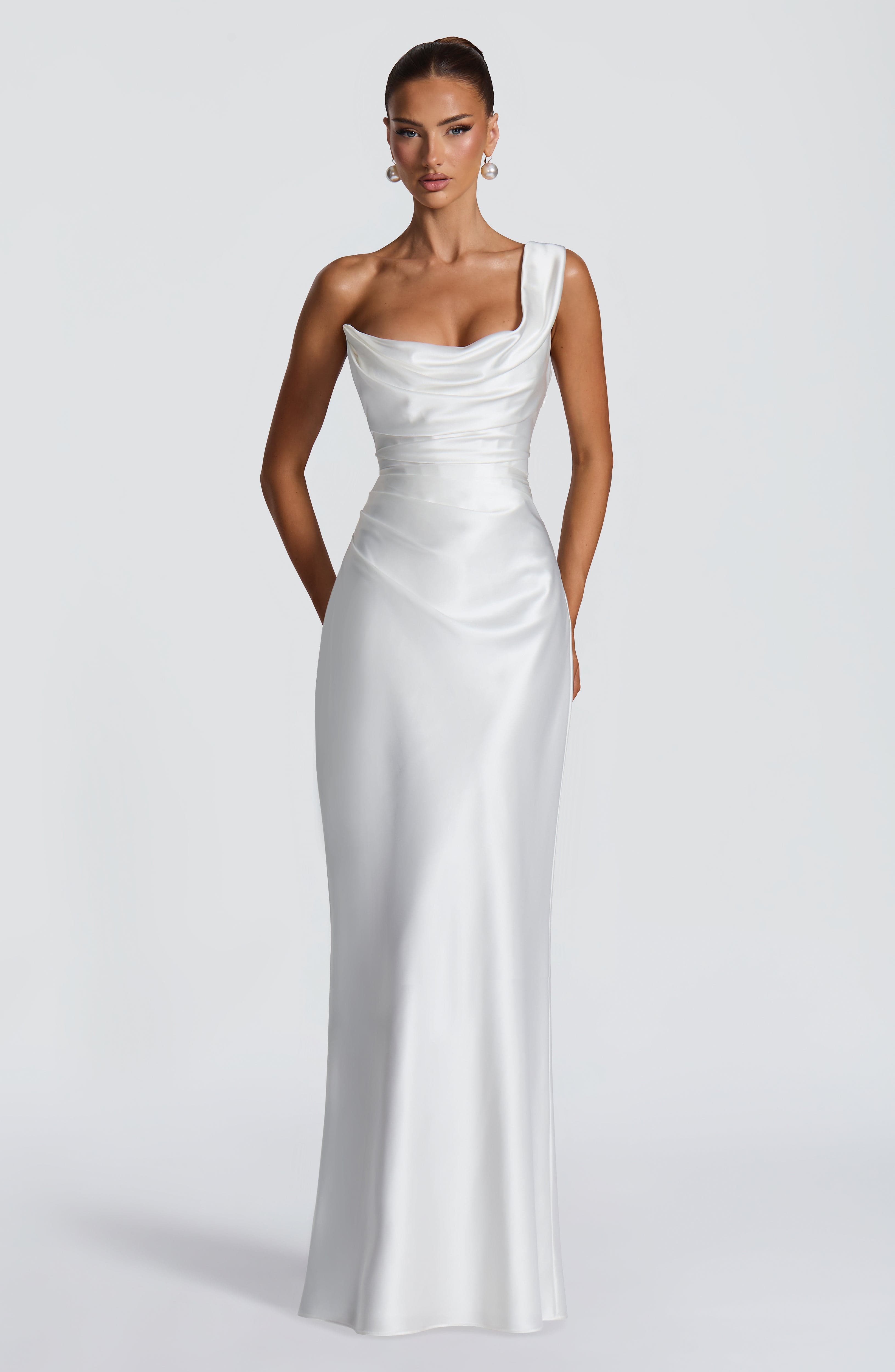 minilena Thalassa Maxi Dress Ivory