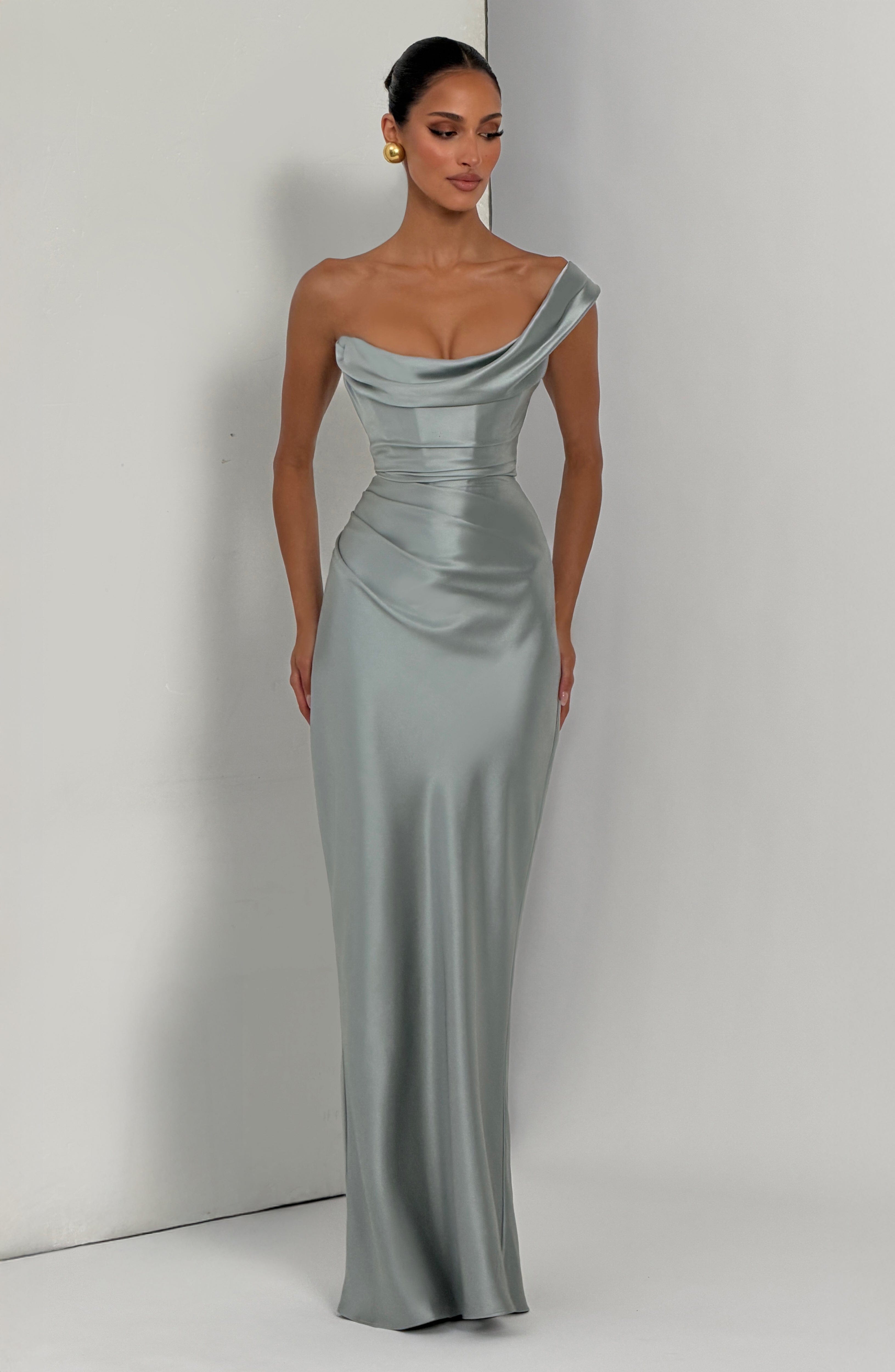 minilena Thalassa Maxi Dress Sage