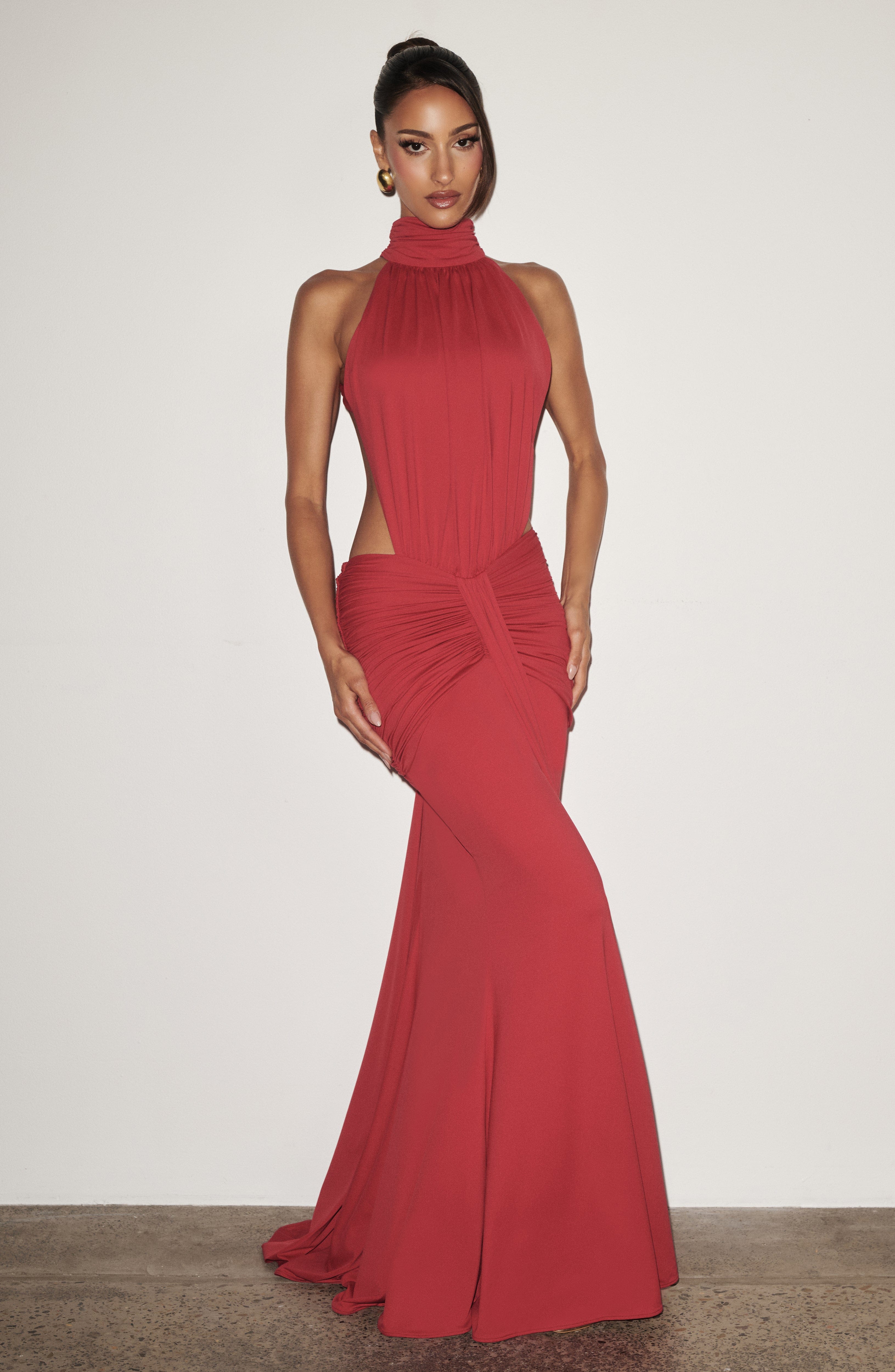 minilena Thekla Maxi Dress Red