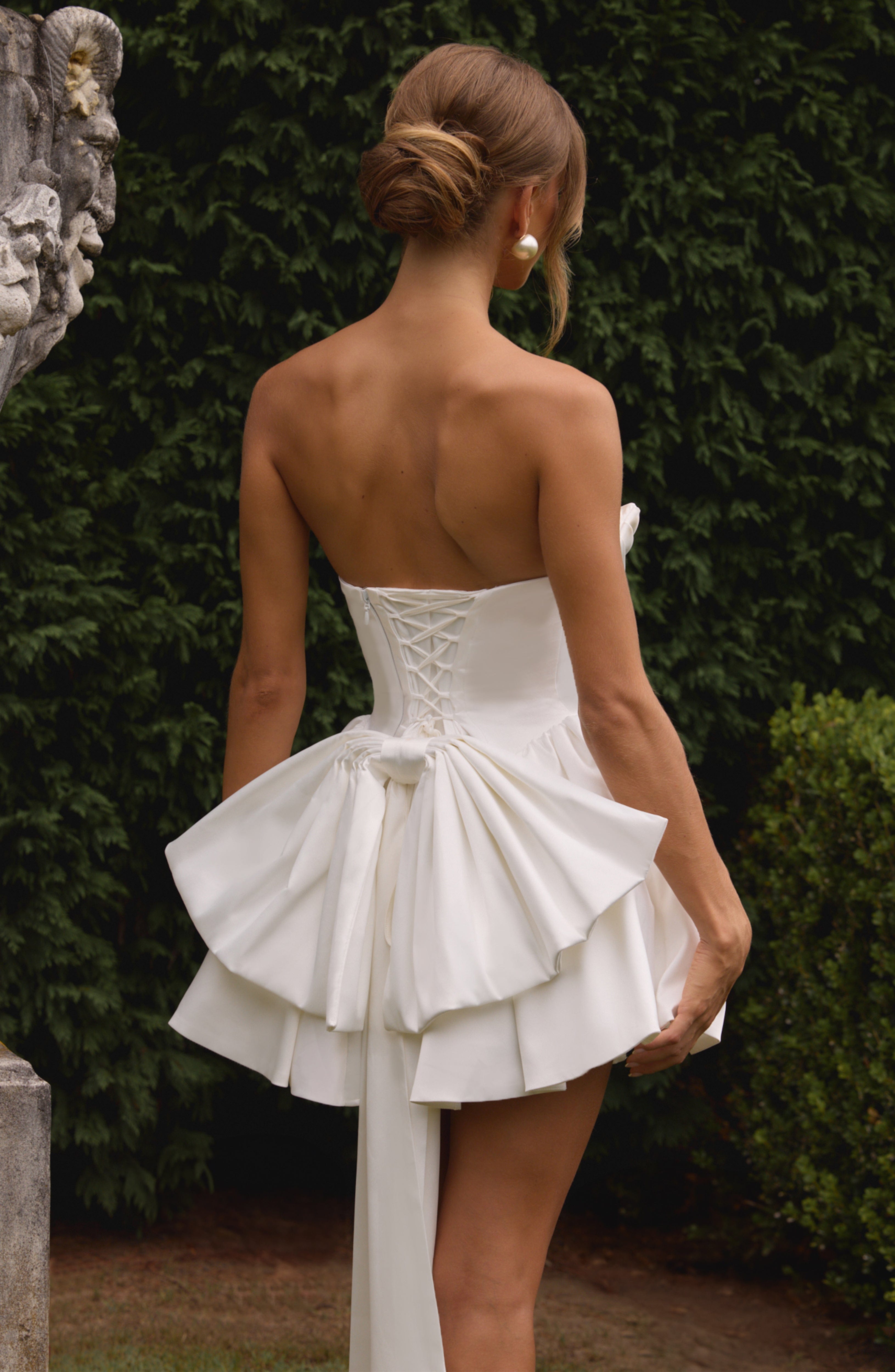 minilena Trinity Mini Dress Ivory