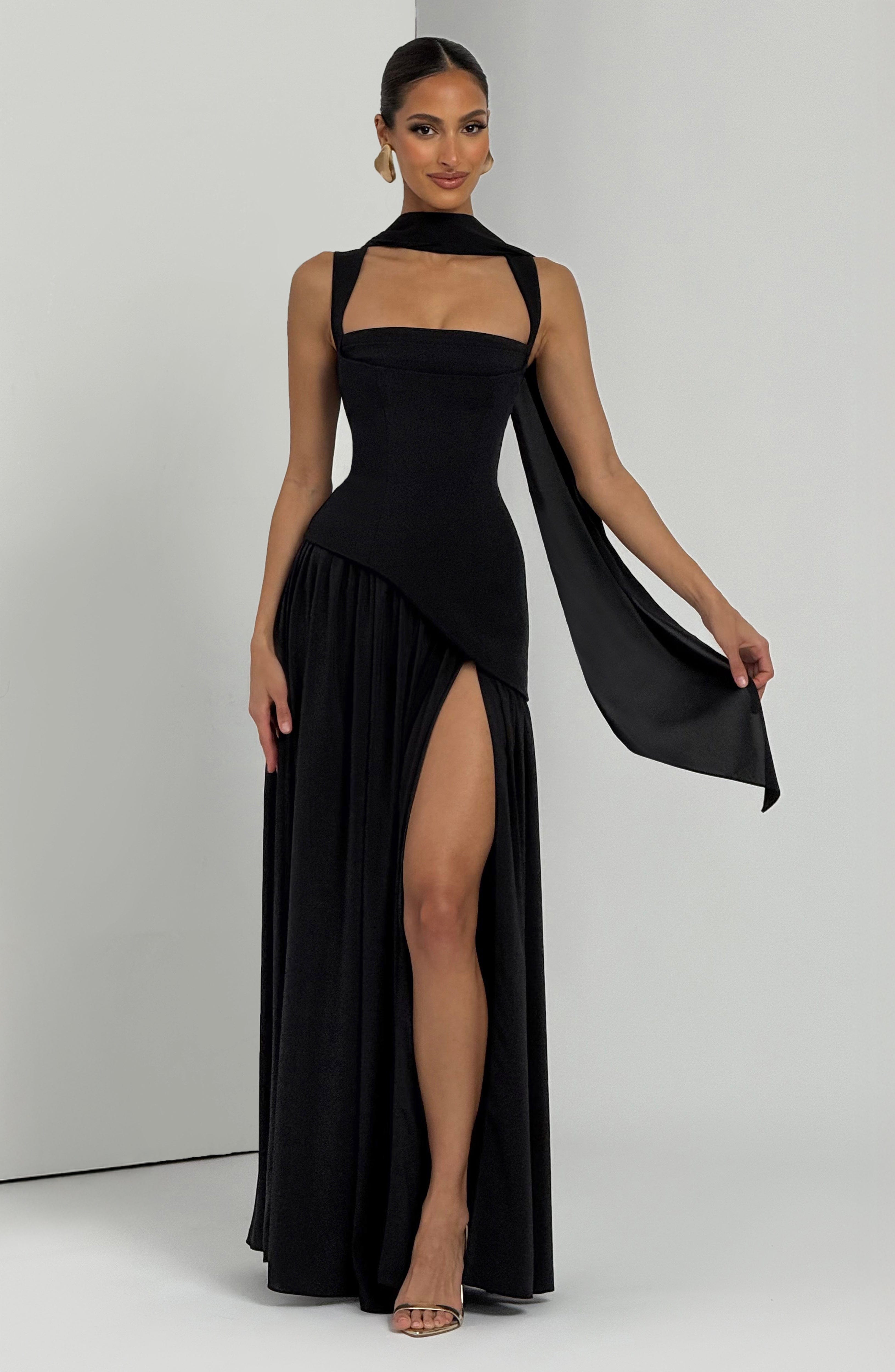 minilena Tullulah Maxi Dress Black
