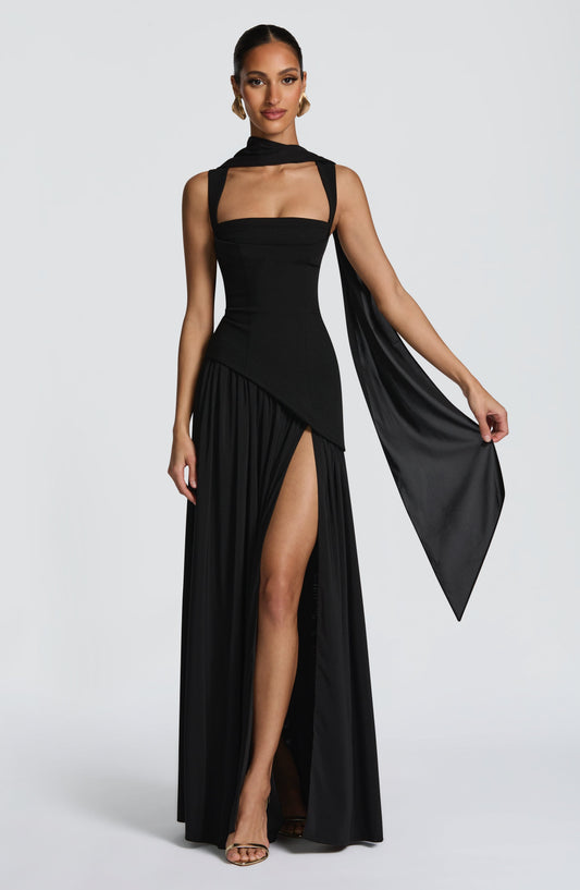 minilena Tullulah Maxi Dress Black